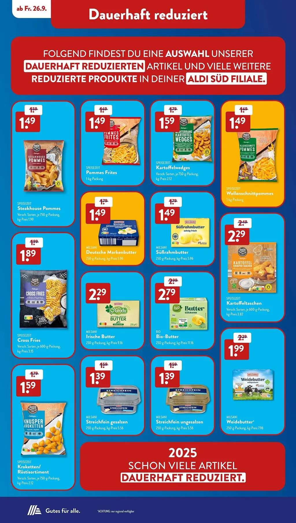 Aldi Süd Prospekt KW41 mit aktuellen Angeboten und attraktiven Rabatten – günstige Lebensmittel, Sparen Sie bei Aldi Süd Prospekt diese Woche!