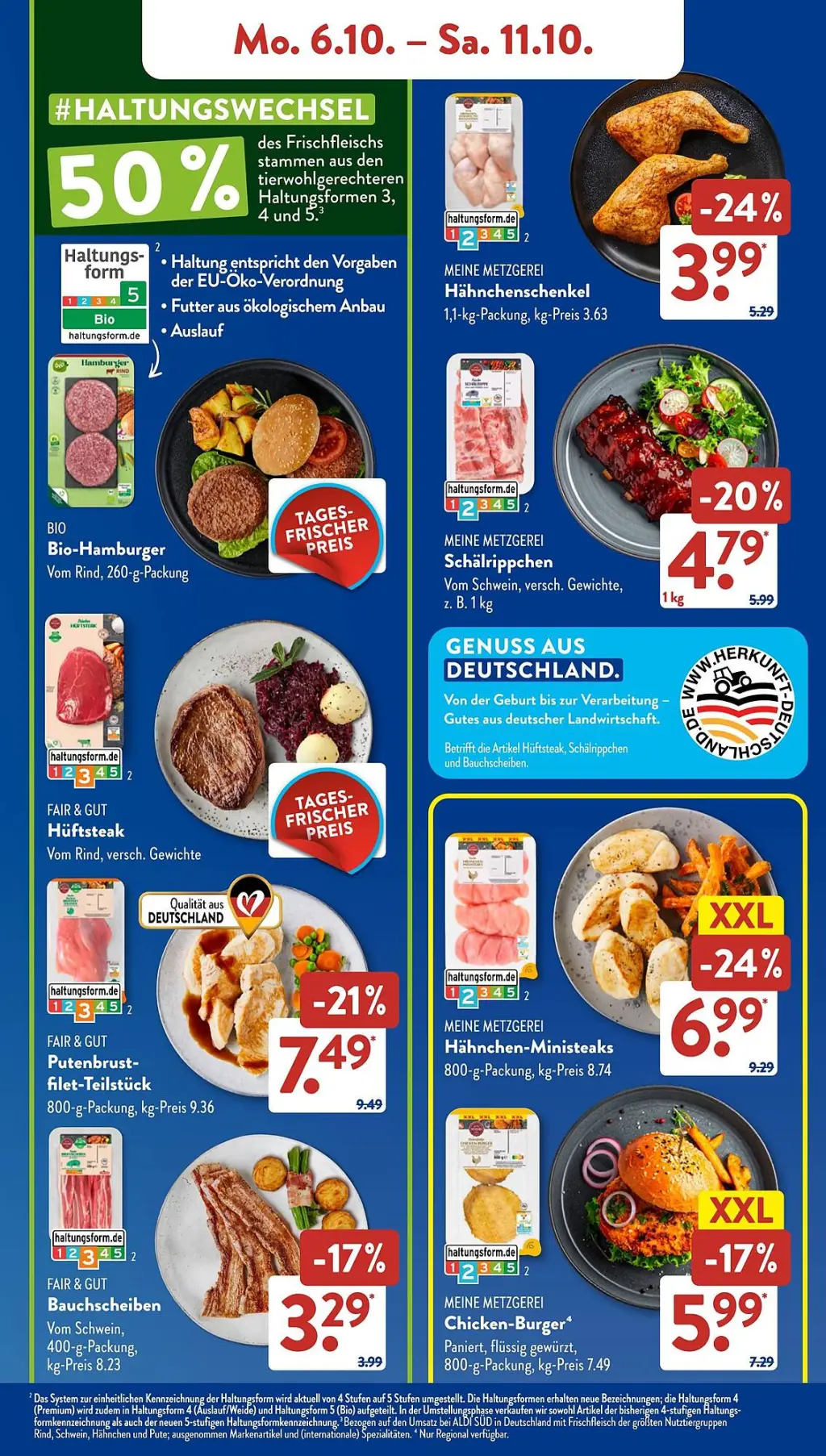 Aldi Süd Prospekt KW41 mit aktuellen Angeboten und attraktiven Rabatten – günstige Lebensmittel, Sparen Sie bei Aldi Süd Prospekt diese Woche!