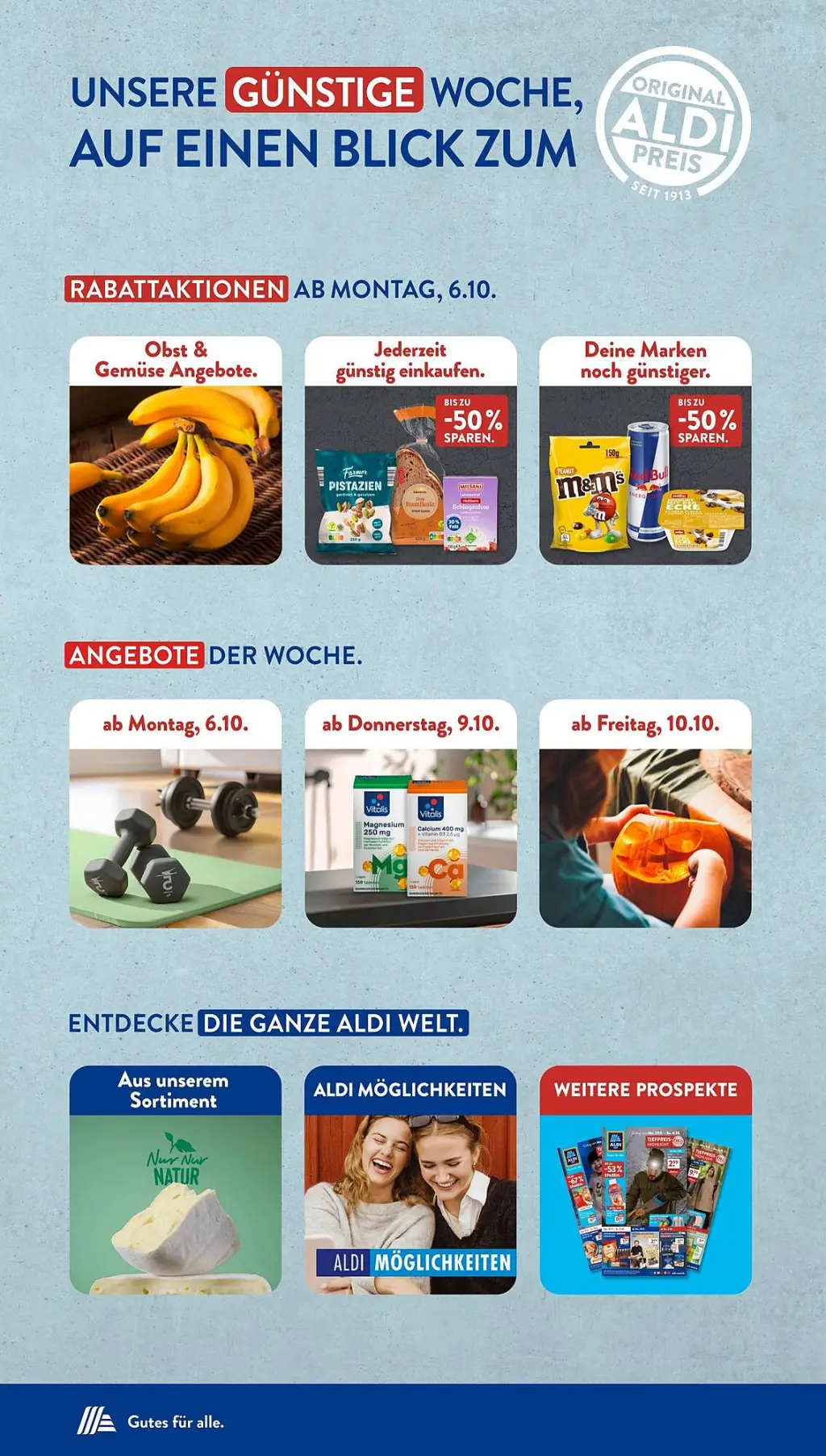 Aldi Süd Prospekt KW41 mit aktuellen Angeboten und attraktiven Rabatten – günstige Lebensmittel, Sparen Sie bei Aldi Süd Prospekt diese Woche!