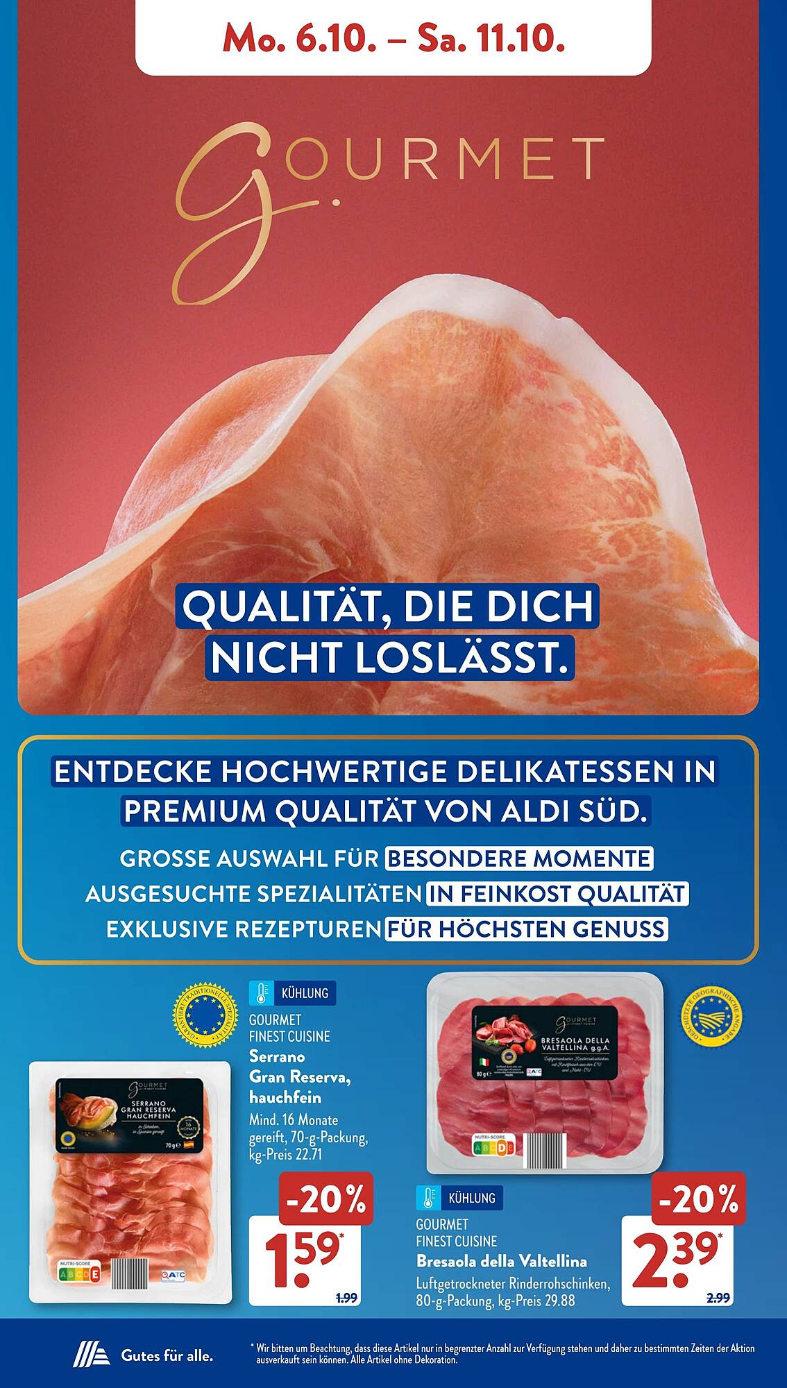 Aldi Süd Prospekt KW41 mit aktuellen Angeboten und attraktiven Rabatten – günstige Lebensmittel, Sparen Sie bei Aldi Süd Prospekt diese Woche!