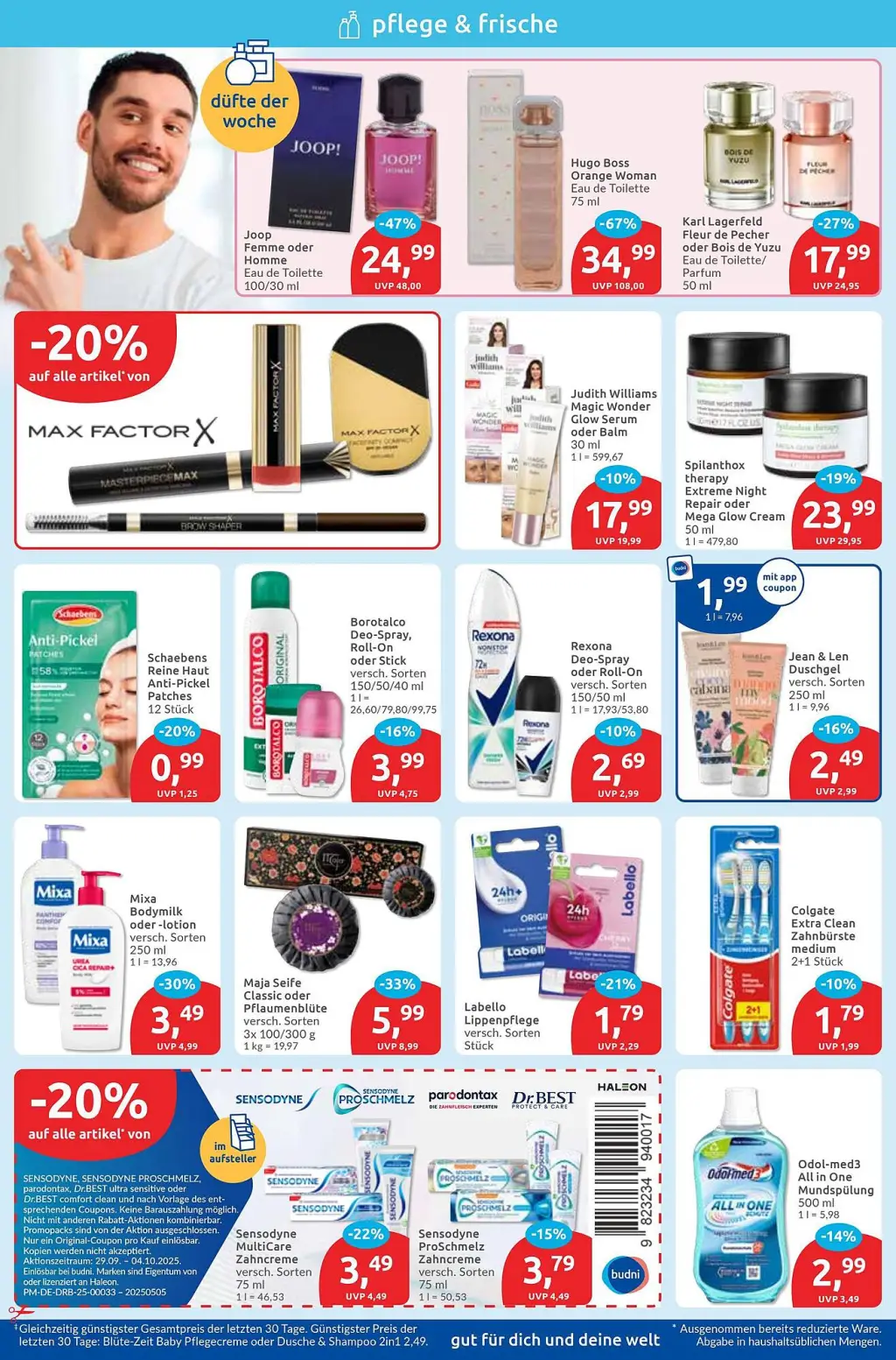 Budni Prospekt KW40 mit aktuellen Angeboten und attraktiven Rabatten – günstige Lebensmittel, Sparen Sie bei Budni Prospekt diese Woche!
