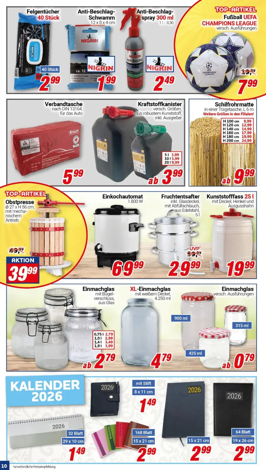 CENTERSHOP Prospekt KW37 mit aktuellen Angeboten und attraktiven Rabatten – günstige Lebensmittel, Sparen Sie bei CENTERSHOP Prospekt diese Woche!