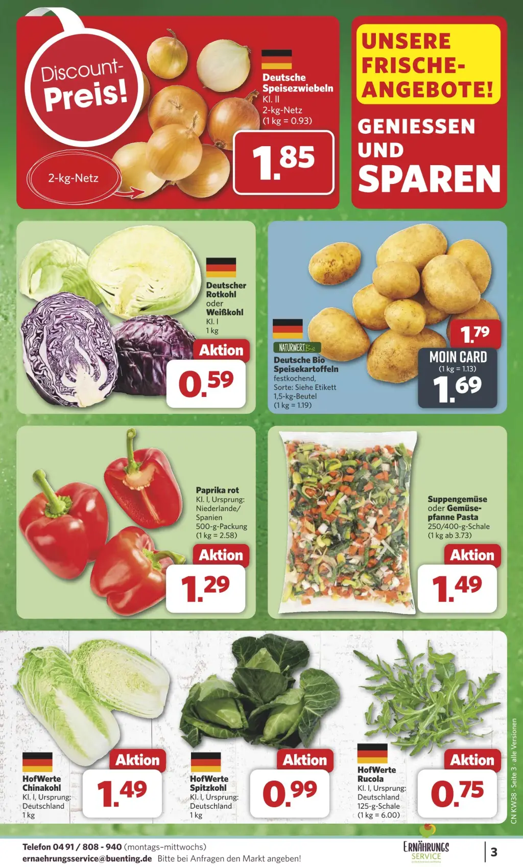 Combi Prospekt KW38 mit aktuellen Angeboten und attraktiven Rabatten – günstige Lebensmittel, Sparen Sie bei Combi Prospekt diese Woche!