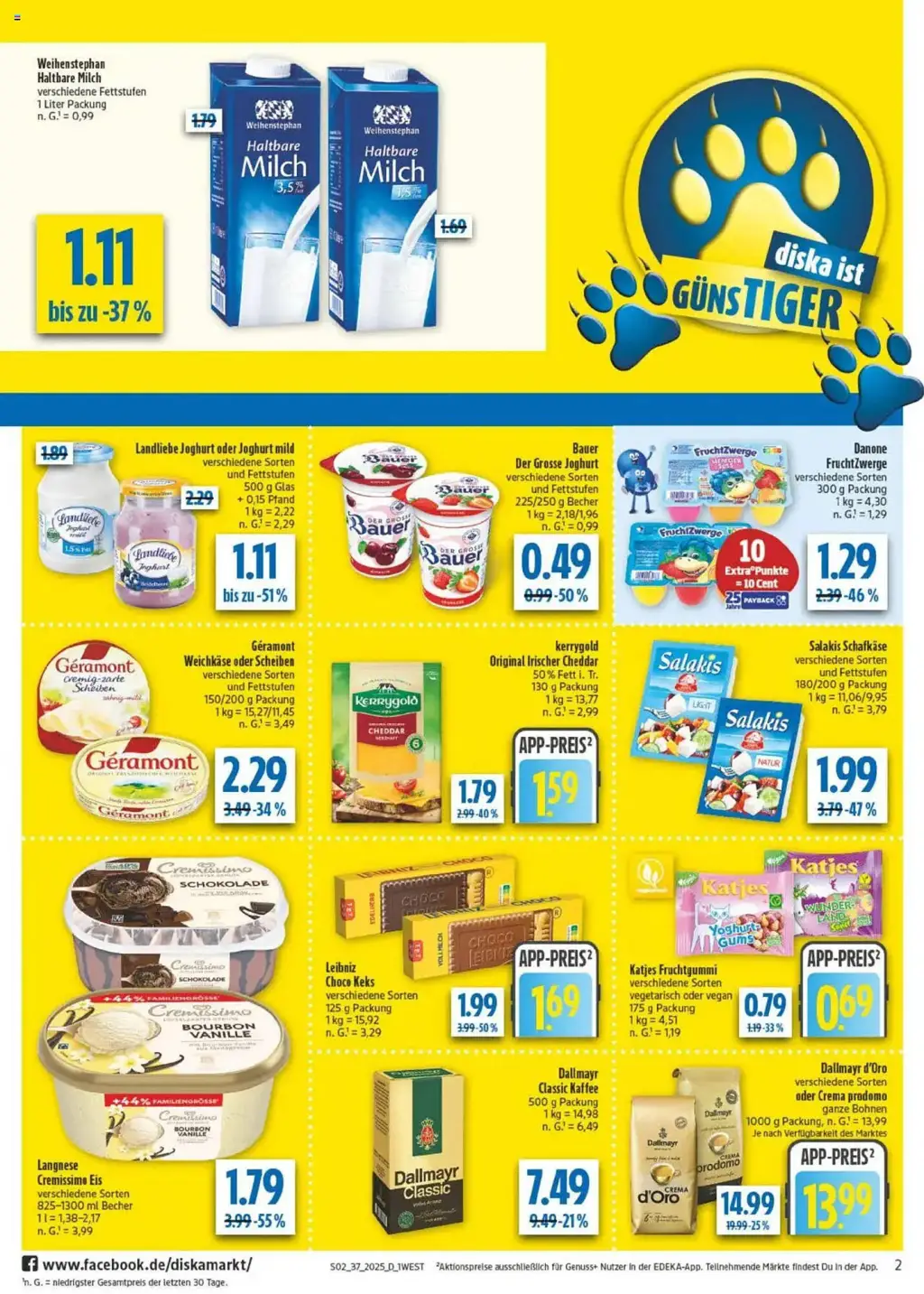 diska Prospekt KW37 mit aktuellen Angeboten und attraktiven Rabatten – günstige Lebensmittel, Sparen Sie bei diska Prospekt diese Woche!