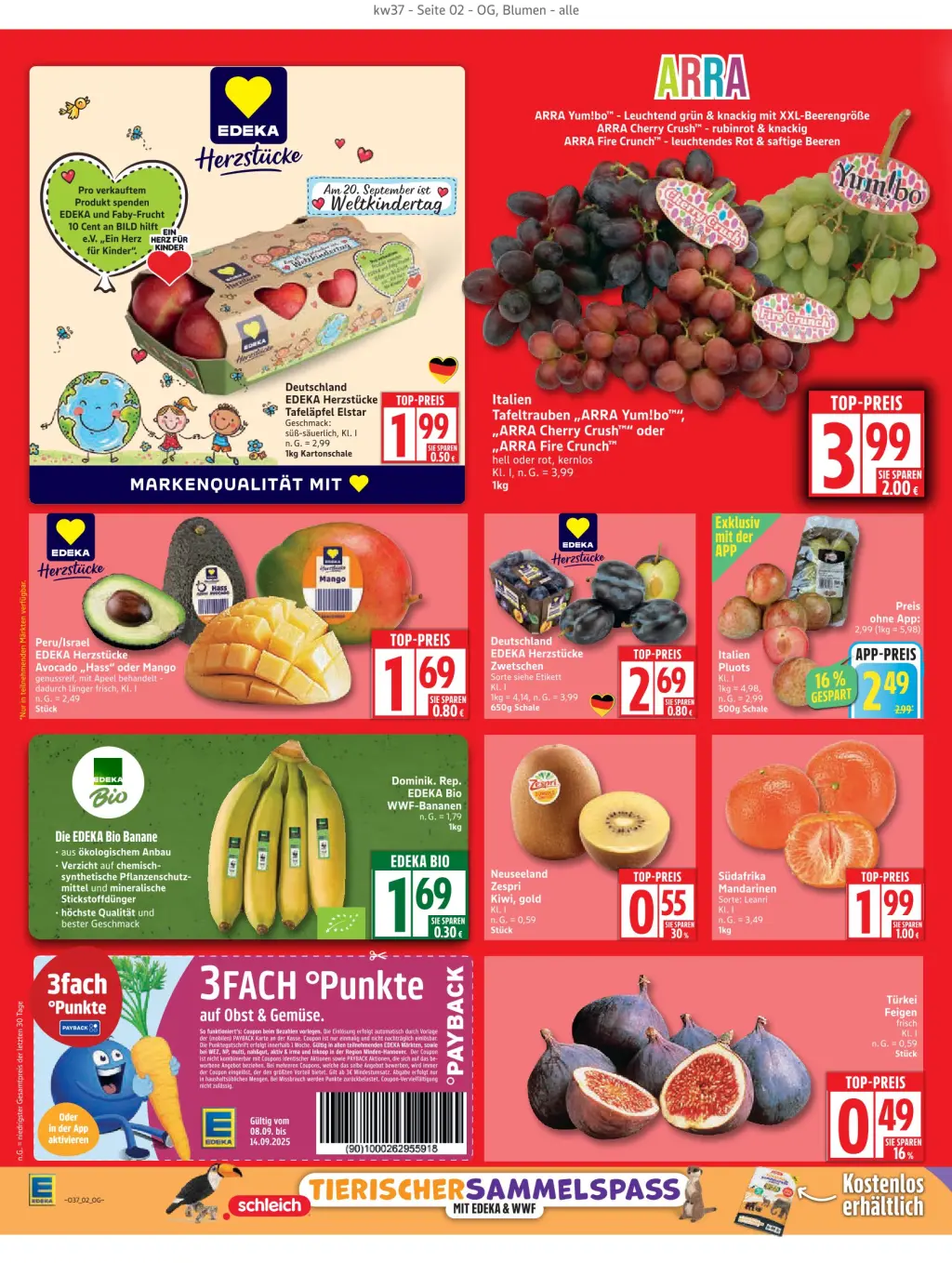 Edeka Prospekt KW37 mit aktuellen Angeboten und attraktiven Rabatten – günstige Lebensmittel, Sparen Sie bei Edeka Prospekt diese Woche!