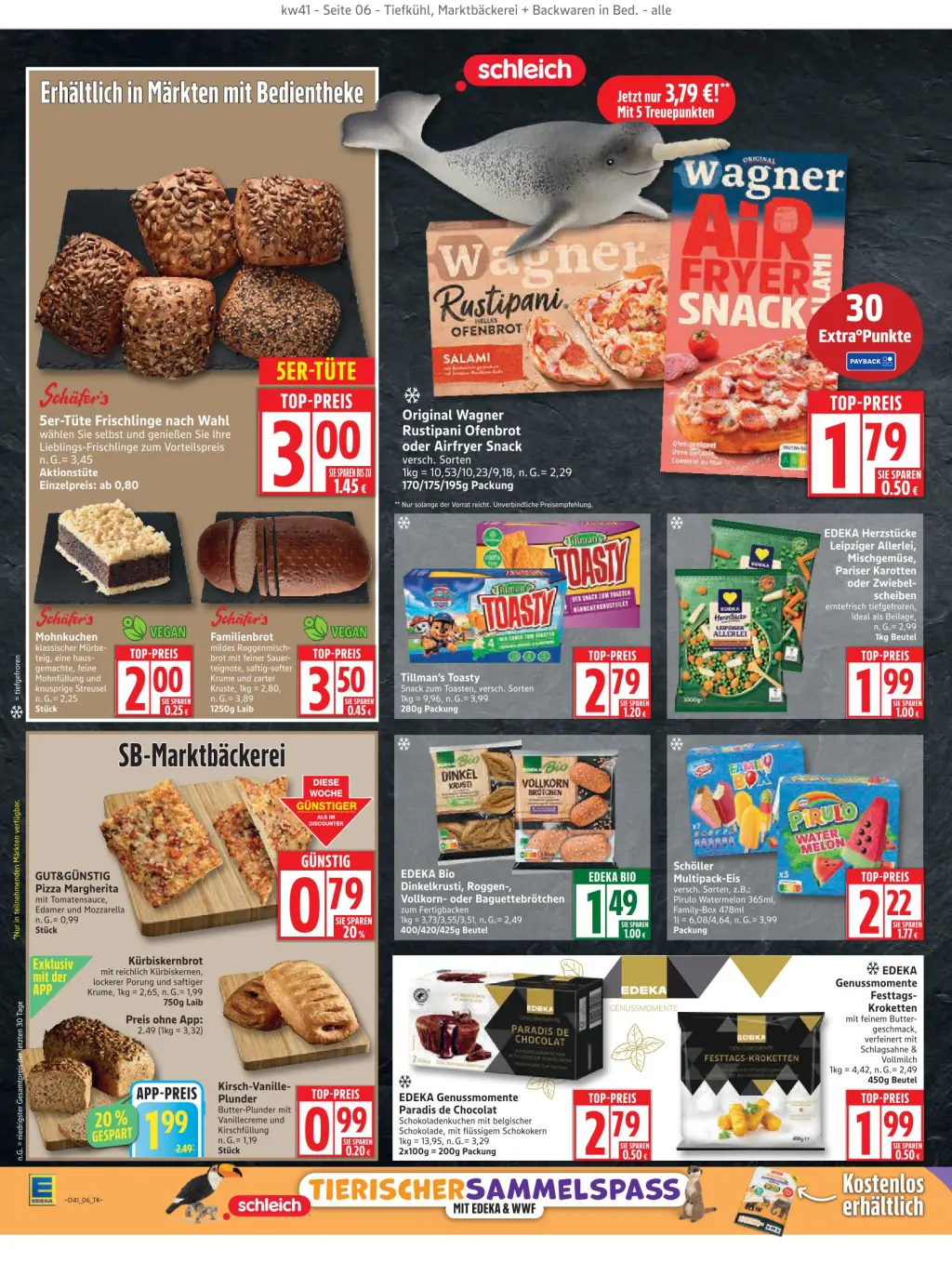 Edeka Prospekt KW41 mit aktuellen Angeboten und attraktiven Rabatten – günstige Lebensmittel, Sparen Sie bei Edeka Prospekt diese Woche!