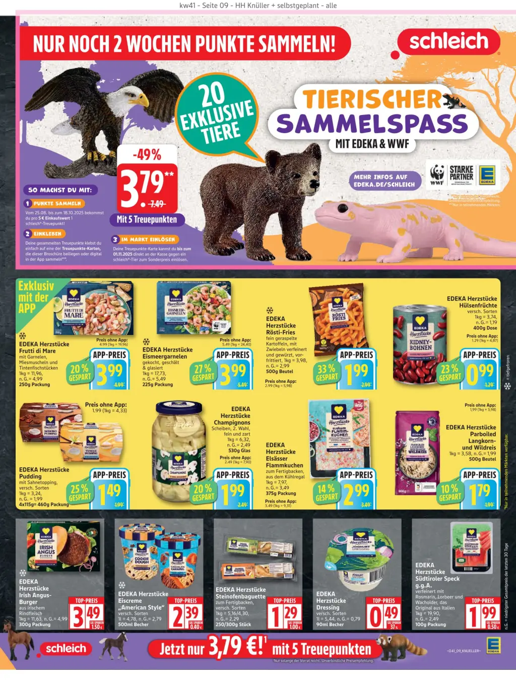 Edeka Prospekt KW41 mit aktuellen Angeboten und attraktiven Rabatten – günstige Lebensmittel, Sparen Sie bei Edeka Prospekt diese Woche!