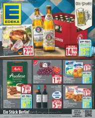 Titelseite des Edeka Prospekts für nächste Woche KW 38