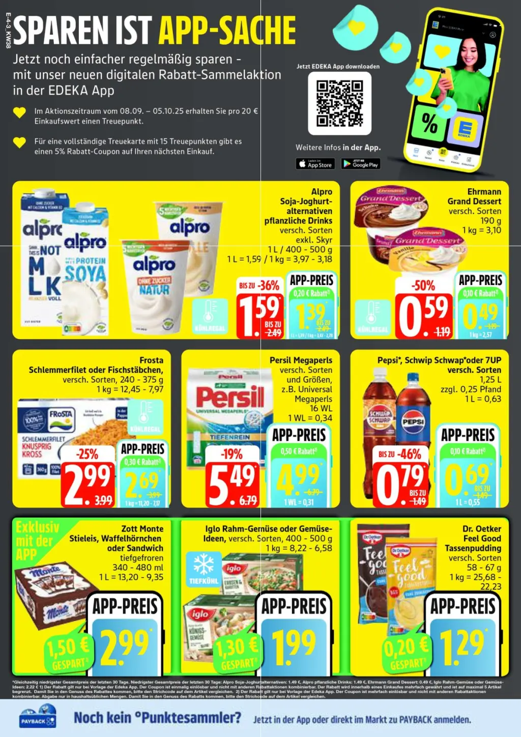 Edeka Prospekt KW38 mit aktuellen Angeboten und attraktiven Rabatten – günstige Lebensmittel, Sparen Sie bei Edeka Prospekt diese Woche!