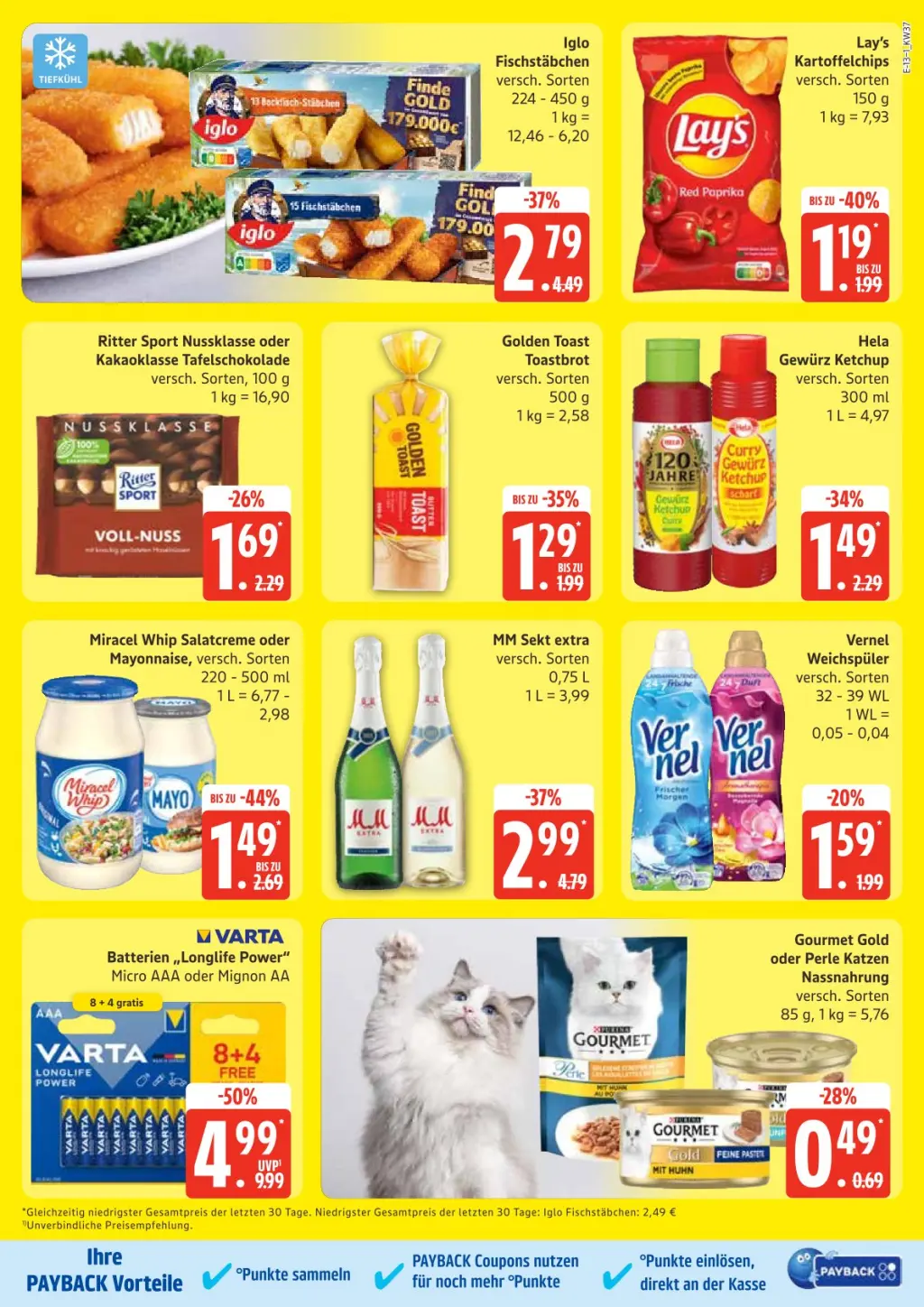 Edeka Prospekt KW37 mit aktuellen Angeboten und attraktiven Rabatten – günstige Lebensmittel, Sparen Sie bei Edeka Prospekt diese Woche!