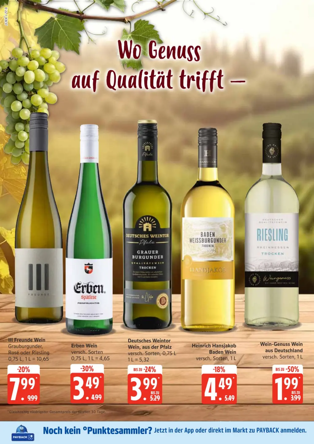 Edeka Prospekt KW37 mit aktuellen Angeboten und attraktiven Rabatten – günstige Lebensmittel, Sparen Sie bei Edeka Prospekt diese Woche!