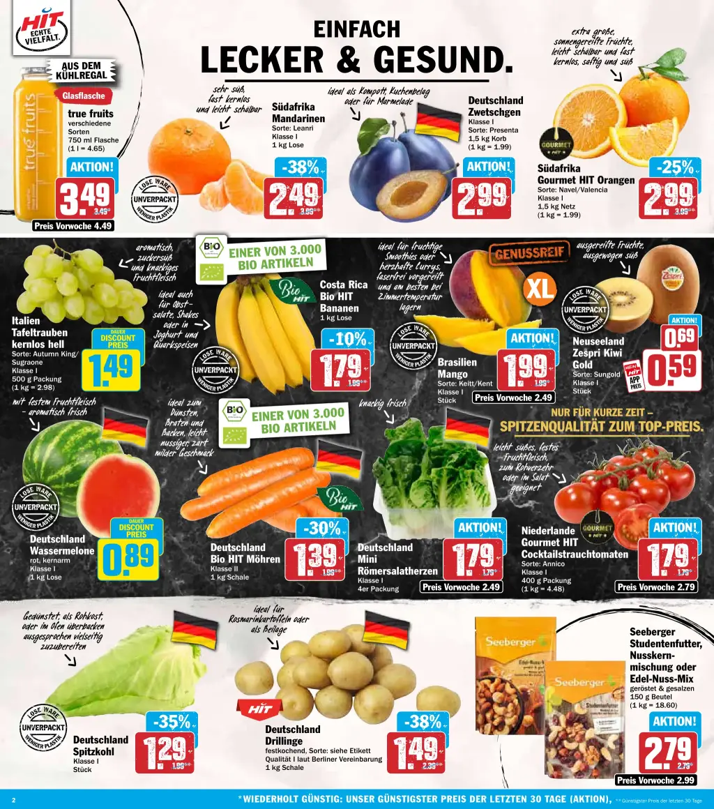 Hit Prospekt KW37 mit aktuellen Angeboten und attraktiven Rabatten – günstige Lebensmittel, Sparen Sie bei Hit Prospekt diese Woche!
