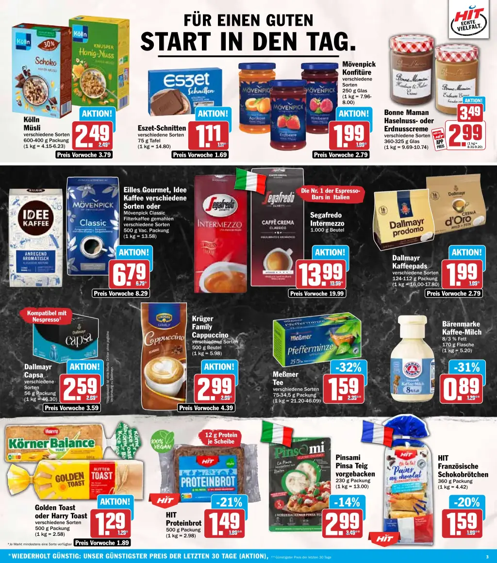 Hit Prospekt KW38 mit aktuellen Angeboten und attraktiven Rabatten – günstige Lebensmittel, Sparen Sie bei Hit Prospekt diese Woche!
