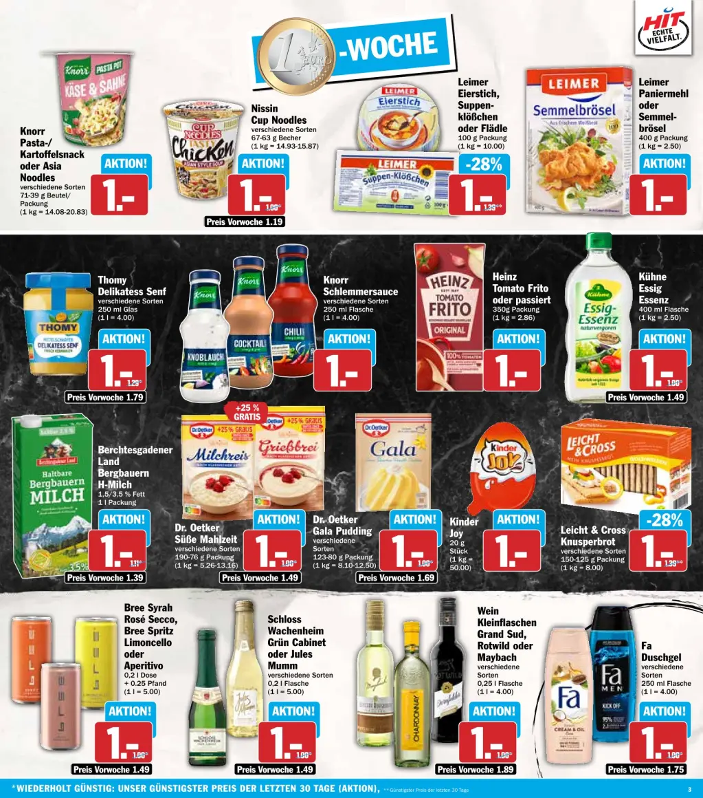Hit Prospekt KW39 mit aktuellen Angeboten und attraktiven Rabatten – günstige Lebensmittel, Sparen Sie bei Hit Prospekt diese Woche!