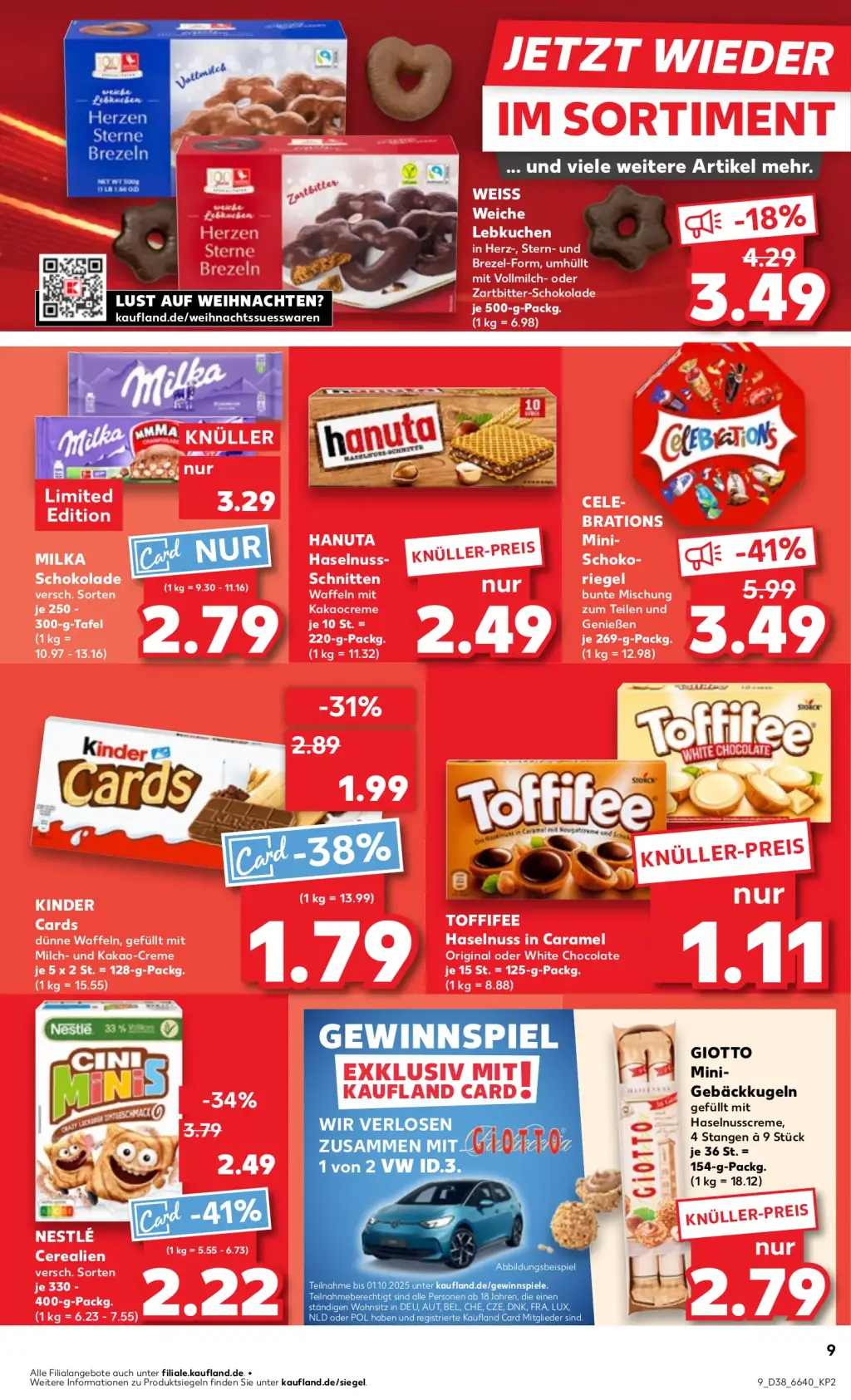 Kaufland Prospekt KW38 mit aktuellen Angeboten und attraktiven Rabatten – günstige Lebensmittel, Sparen Sie bei Kaufland Prospekt diese Woche!
