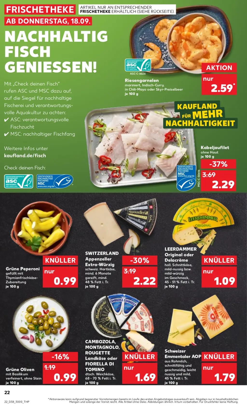 Kaufland Prospekt KW38 mit aktuellen Angeboten und attraktiven Rabatten – günstige Lebensmittel, Sparen Sie bei Kaufland Prospekt diese Woche!