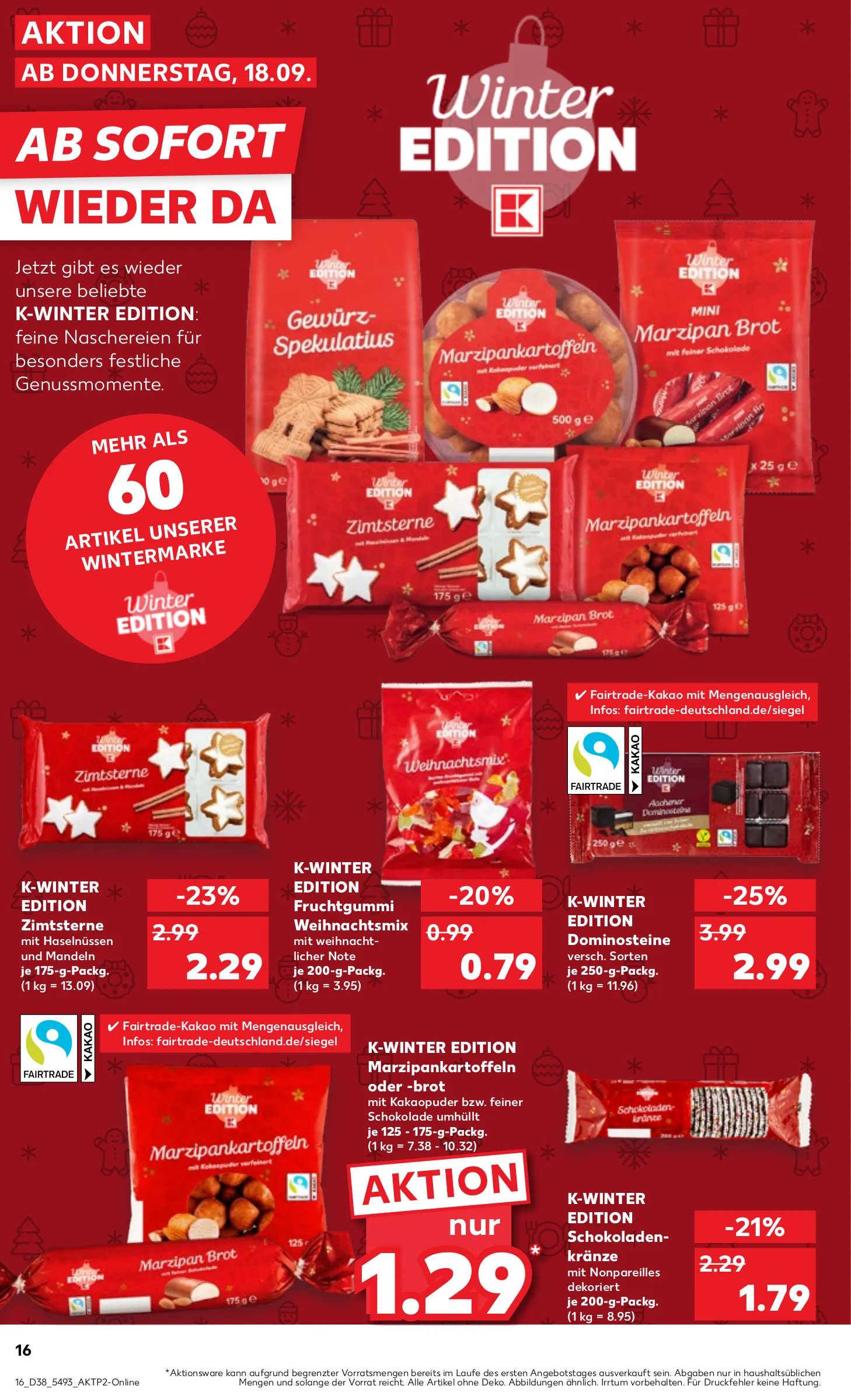 Kaufland Prospekt KW38 mit aktuellen Angeboten und attraktiven Rabatten – günstige Lebensmittel, Sparen Sie bei Kaufland Prospekt diese Woche!