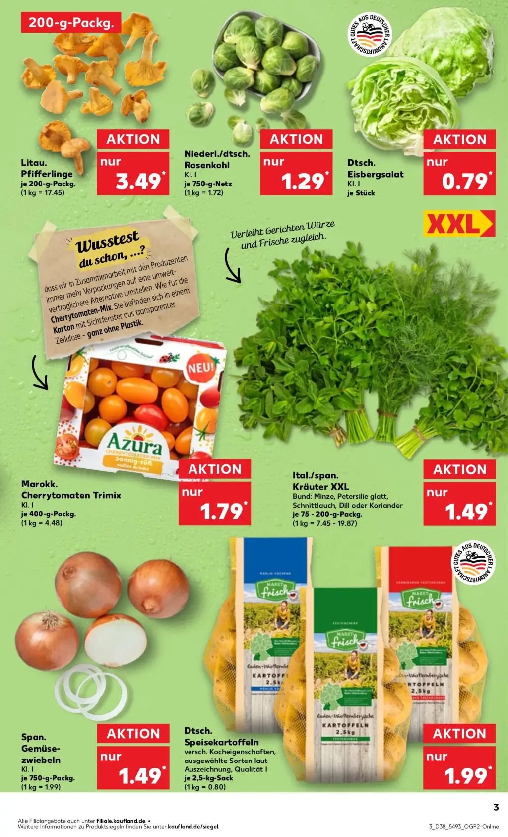 Kaufland Prospekt KW38 mit aktuellen Angeboten und attraktiven Rabatten – günstige Lebensmittel, Sparen Sie bei Kaufland Prospekt diese Woche!