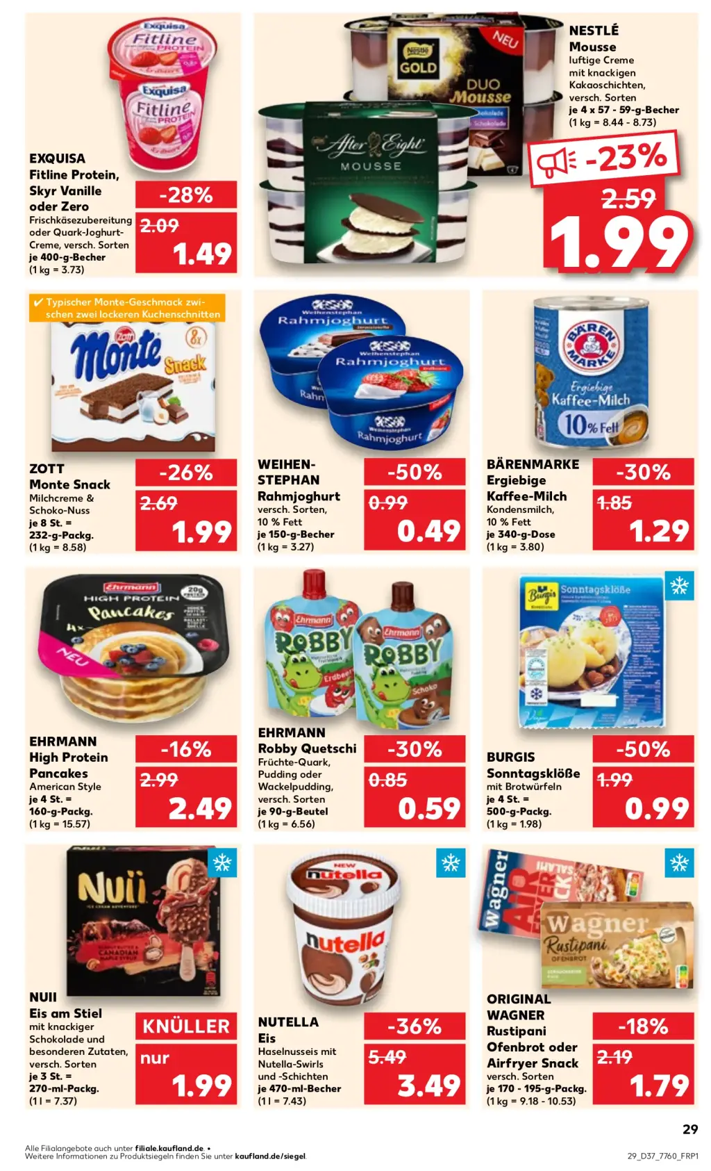 Kaufland Prospekt KW37 mit aktuellen Angeboten und attraktiven Rabatten – günstige Lebensmittel, Sparen Sie bei Kaufland Prospekt diese Woche!