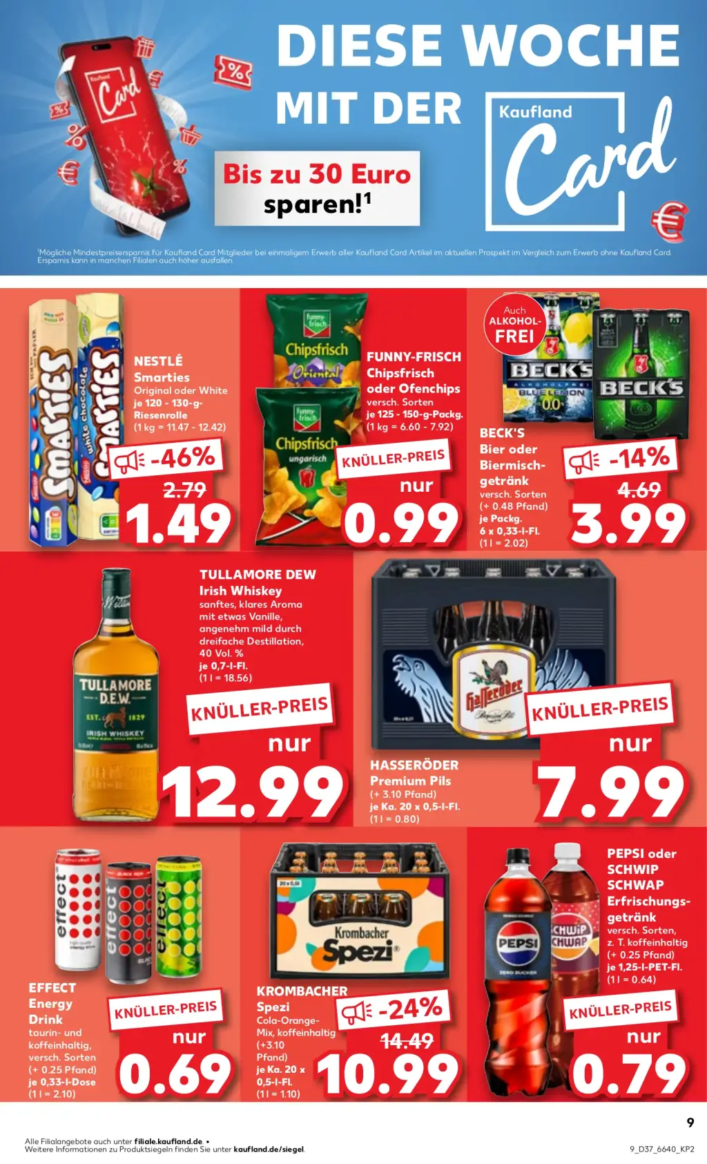 Kaufland Prospekt KW37 mit aktuellen Angeboten und attraktiven Rabatten – günstige Lebensmittel, Sparen Sie bei Kaufland Prospekt diese Woche!