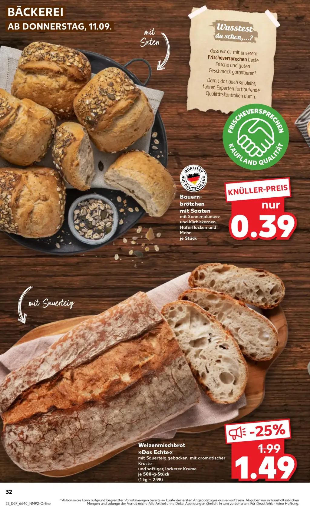 Kaufland Prospekt KW37 mit aktuellen Angeboten und attraktiven Rabatten – günstige Lebensmittel, Sparen Sie bei Kaufland Prospekt diese Woche!