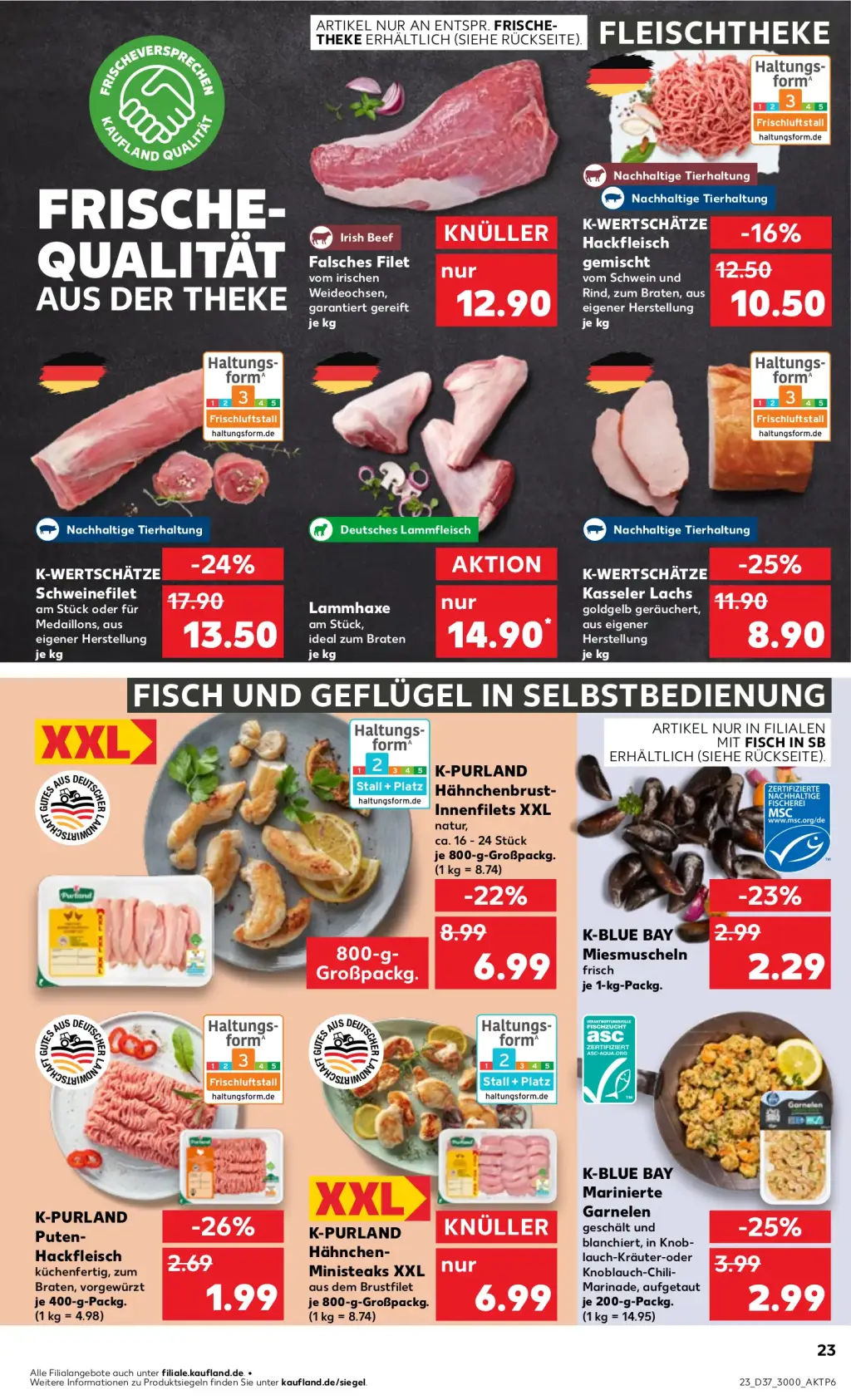 Kaufland Prospekt KW37 mit aktuellen Angeboten und attraktiven Rabatten – günstige Lebensmittel, Sparen Sie bei Kaufland Prospekt diese Woche!