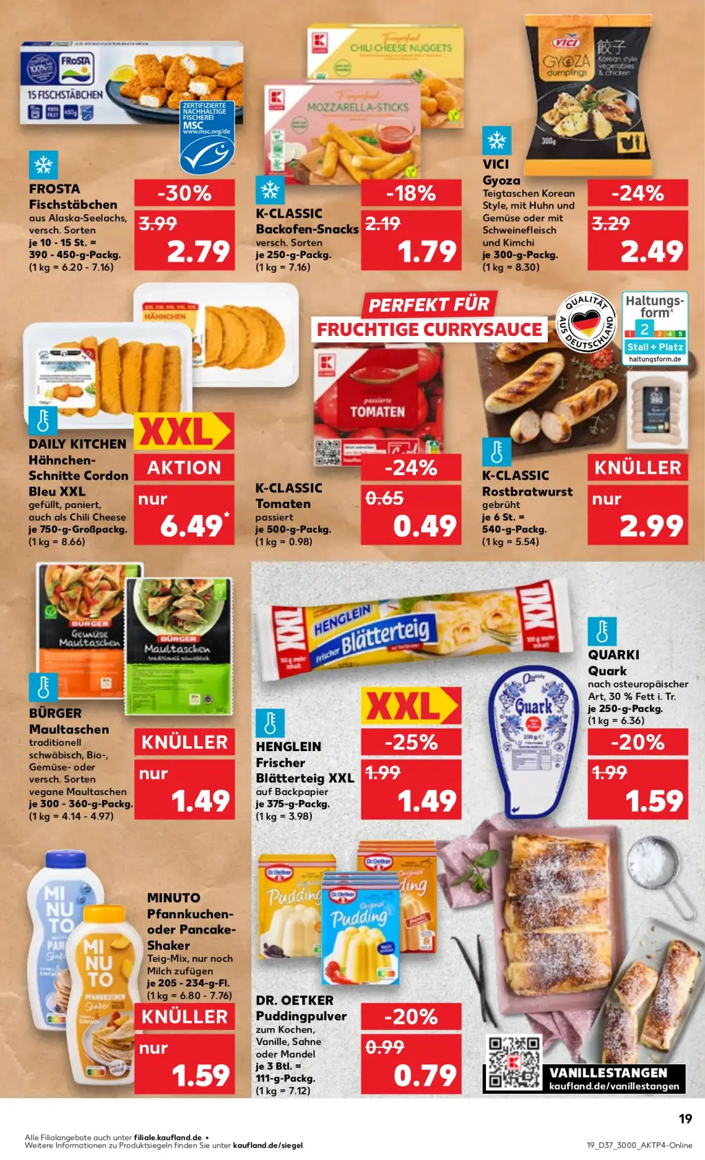 Kaufland Prospekt KW37 mit aktuellen Angeboten und attraktiven Rabatten – günstige Lebensmittel, Sparen Sie bei Kaufland Prospekt diese Woche!