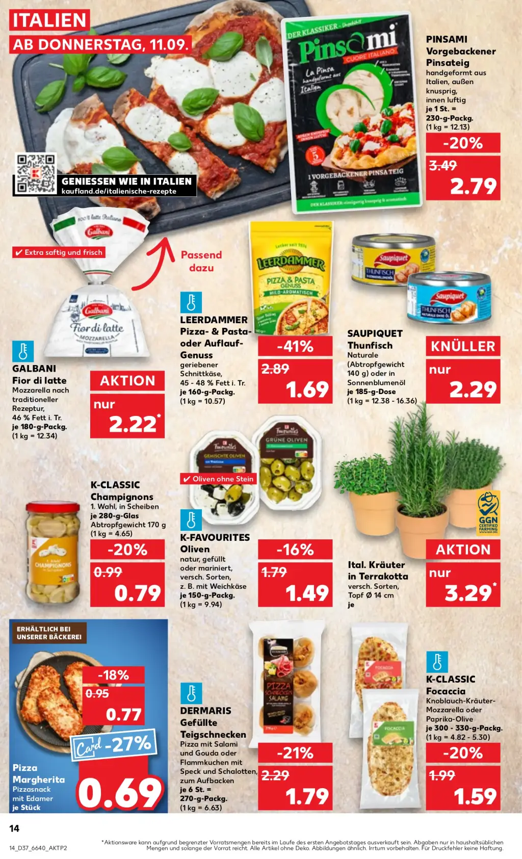 Kaufland Prospekt KW37 mit aktuellen Angeboten und attraktiven Rabatten – günstige Lebensmittel, Sparen Sie bei Kaufland Prospekt diese Woche!