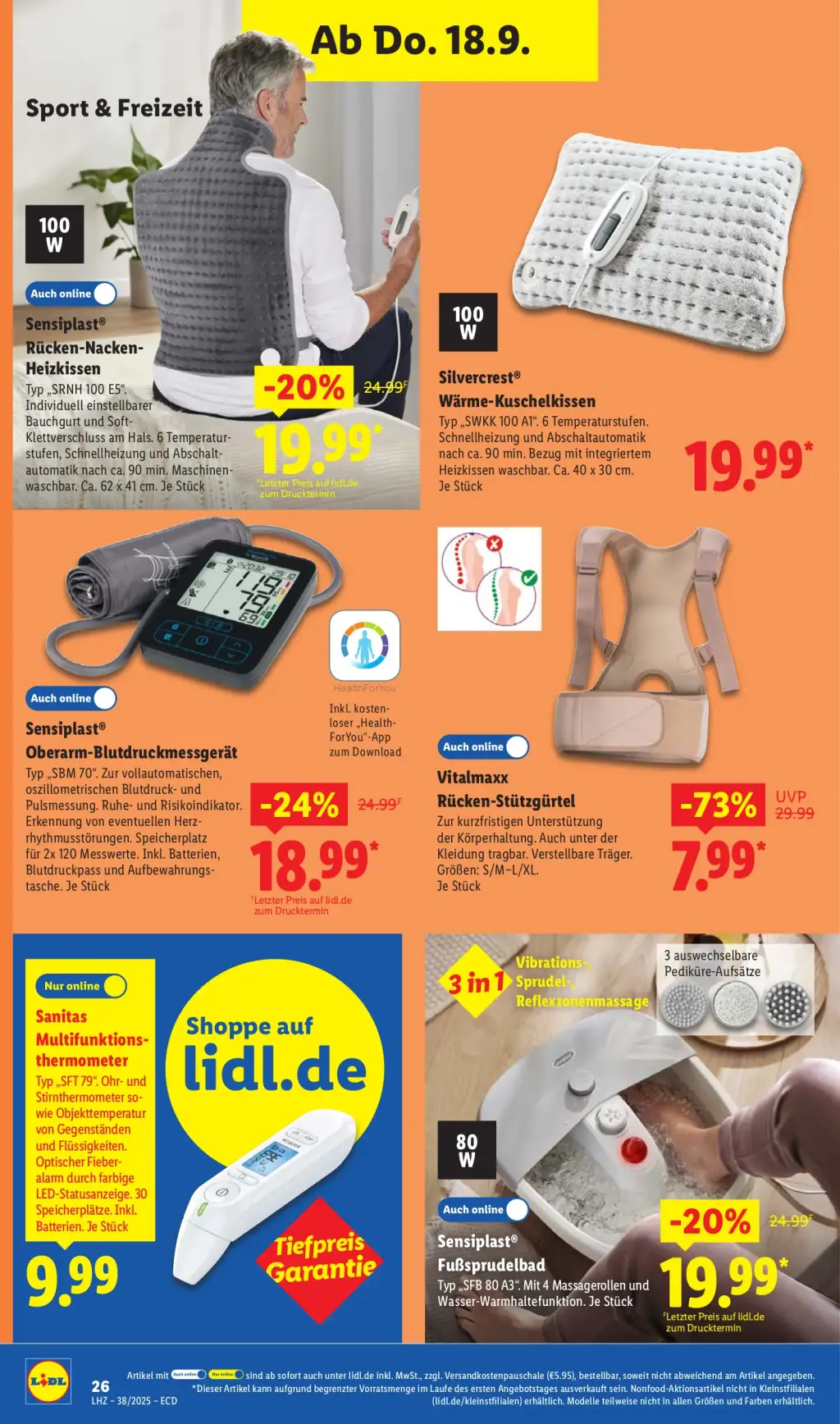 Lidl Prospekt KW38 mit aktuellen Angeboten und attraktiven Rabatten – günstige Lebensmittel, Sparen Sie bei Lidl Prospekt diese Woche!