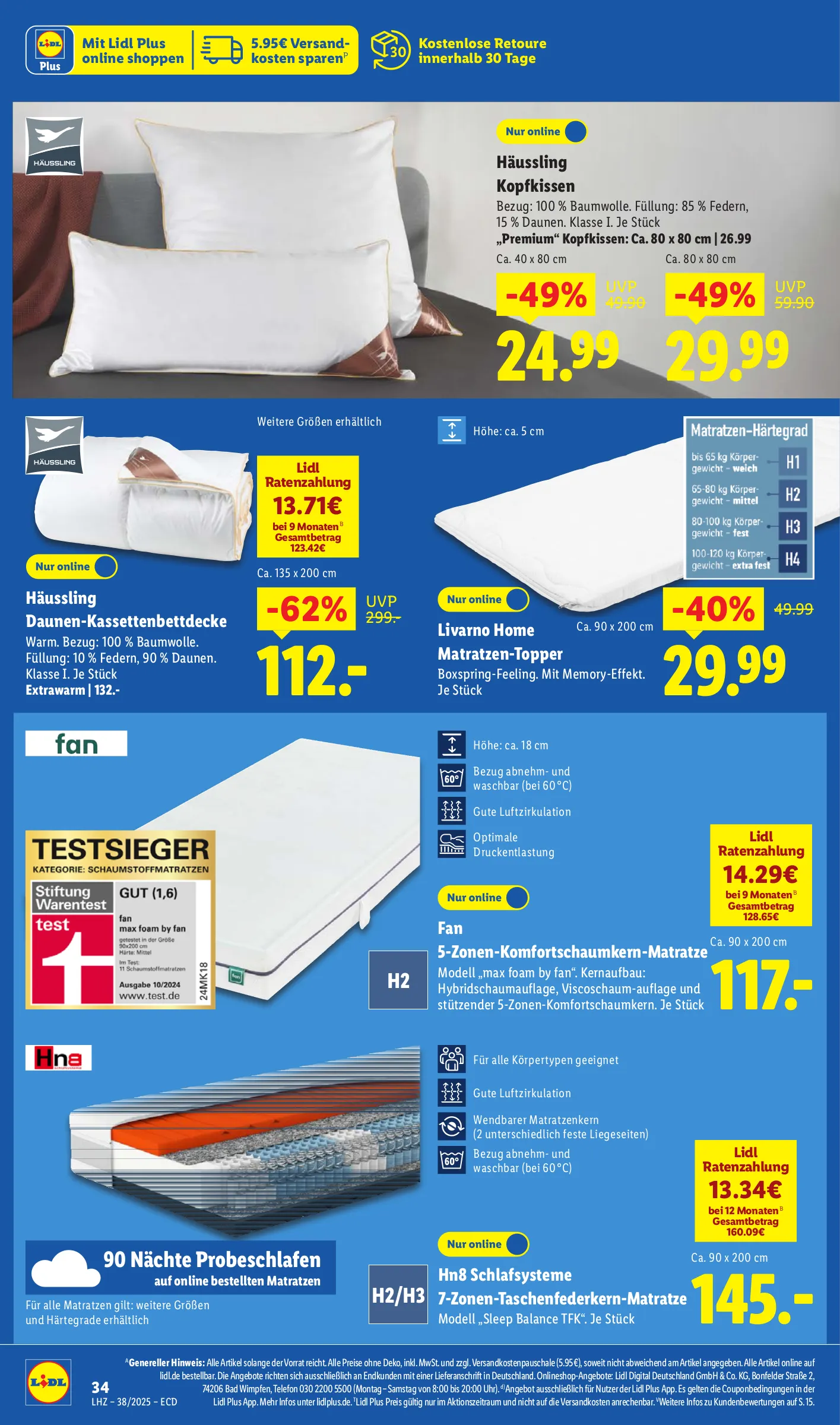 Lidl Prospekt KW38 mit aktuellen Angeboten und attraktiven Rabatten – günstige Lebensmittel, Sparen Sie bei Lidl Prospekt diese Woche!