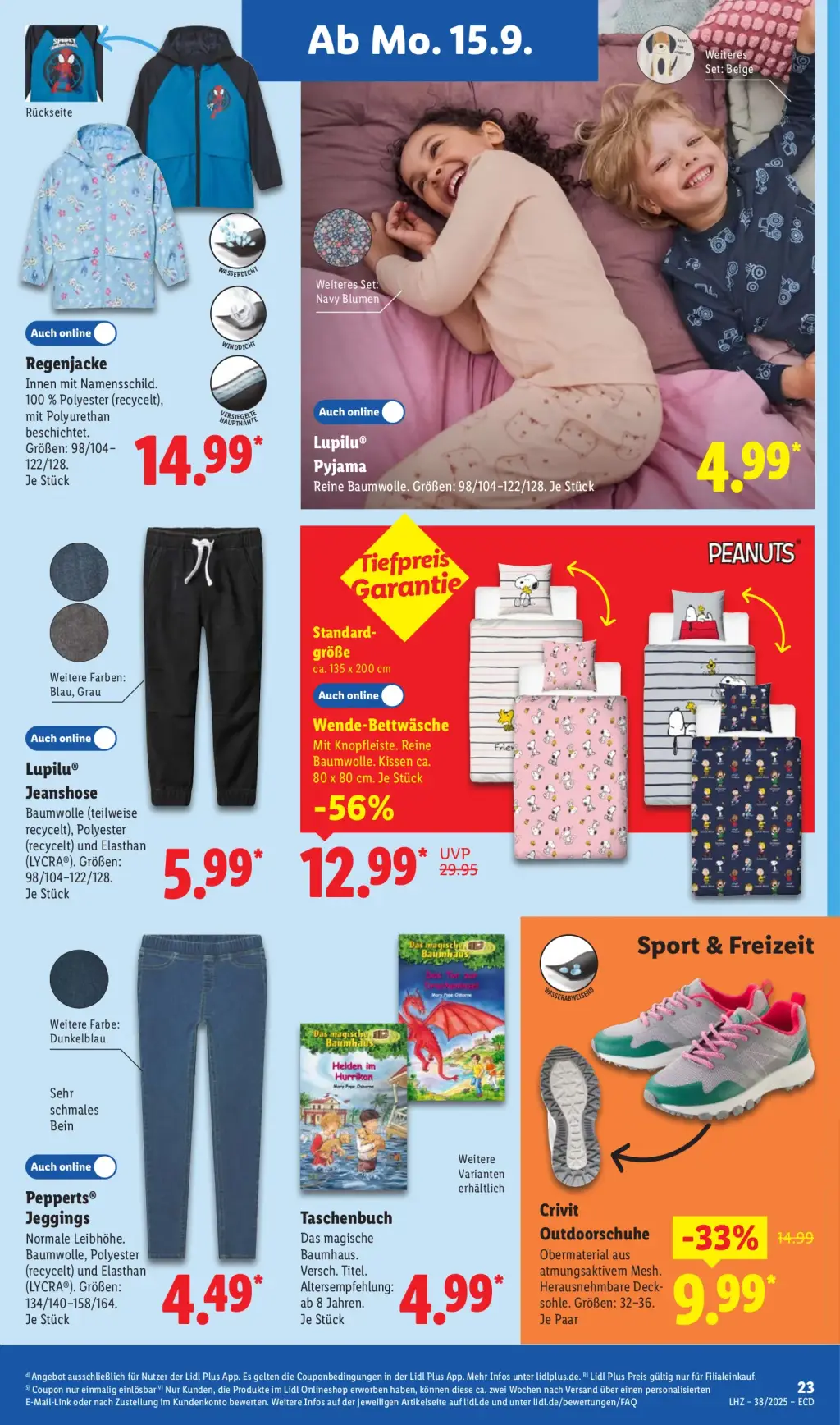 Lidl Prospekt KW38 mit aktuellen Angeboten und attraktiven Rabatten – günstige Lebensmittel, Sparen Sie bei Lidl Prospekt diese Woche!