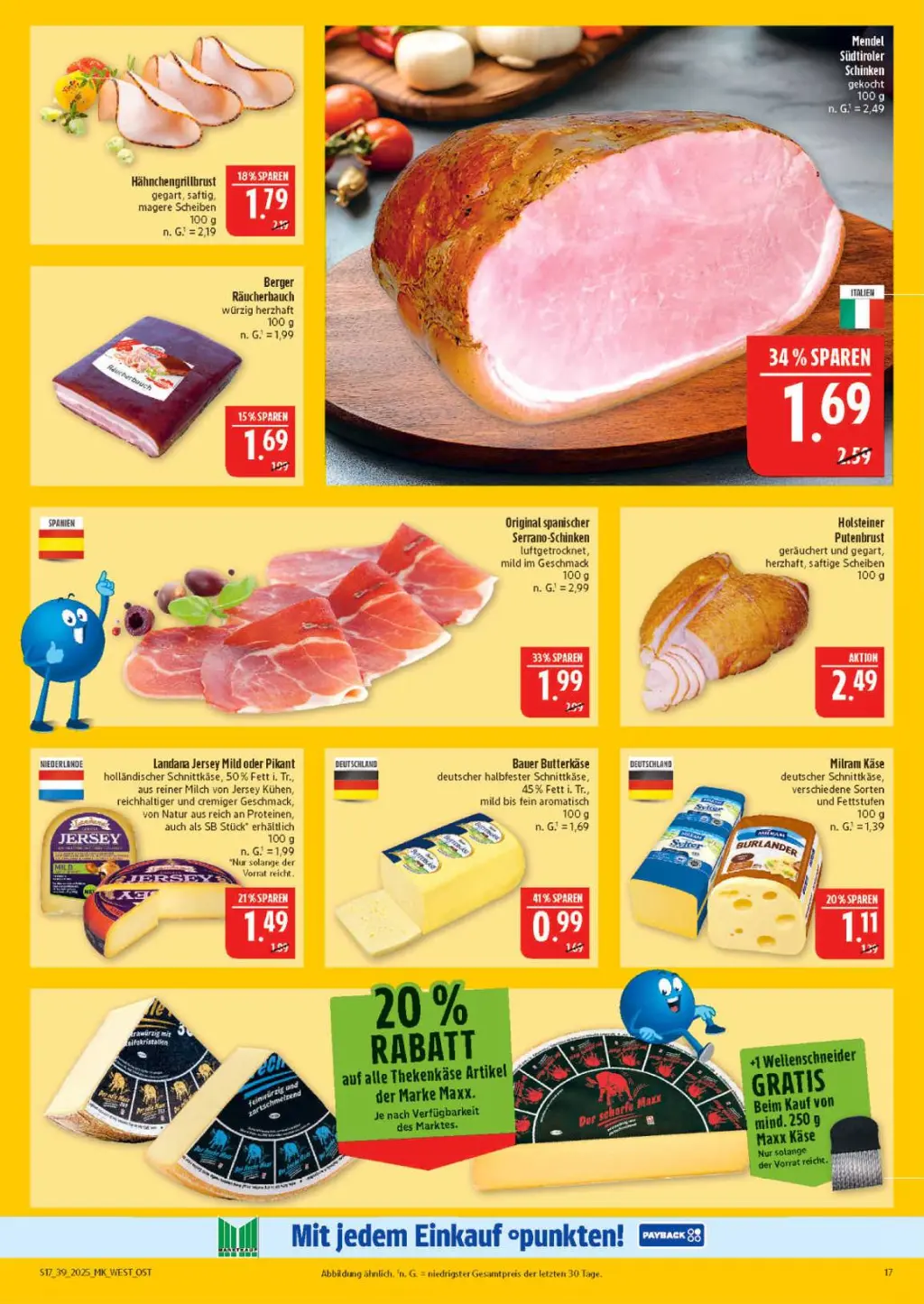 Marktkauf Prospekt KW39 mit aktuellen Angeboten und attraktiven Rabatten – günstige Lebensmittel, Sparen Sie bei Marktkauf Prospekt diese Woche!