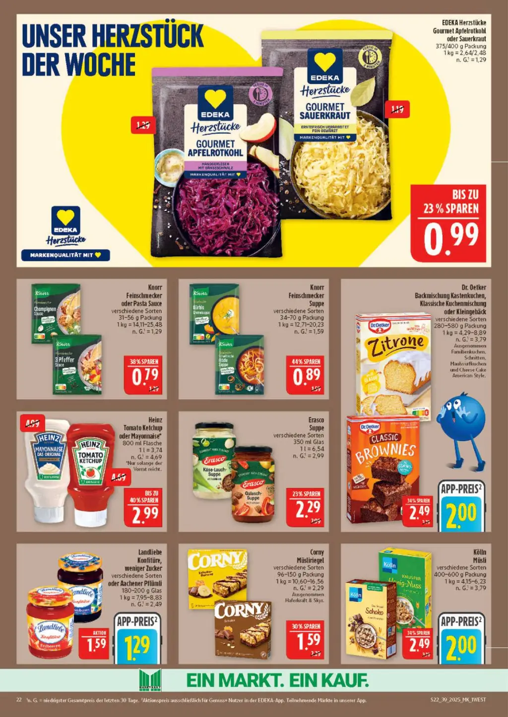 Marktkauf Prospekt KW39 mit aktuellen Angeboten und attraktiven Rabatten – günstige Lebensmittel, Sparen Sie bei Marktkauf Prospekt diese Woche!