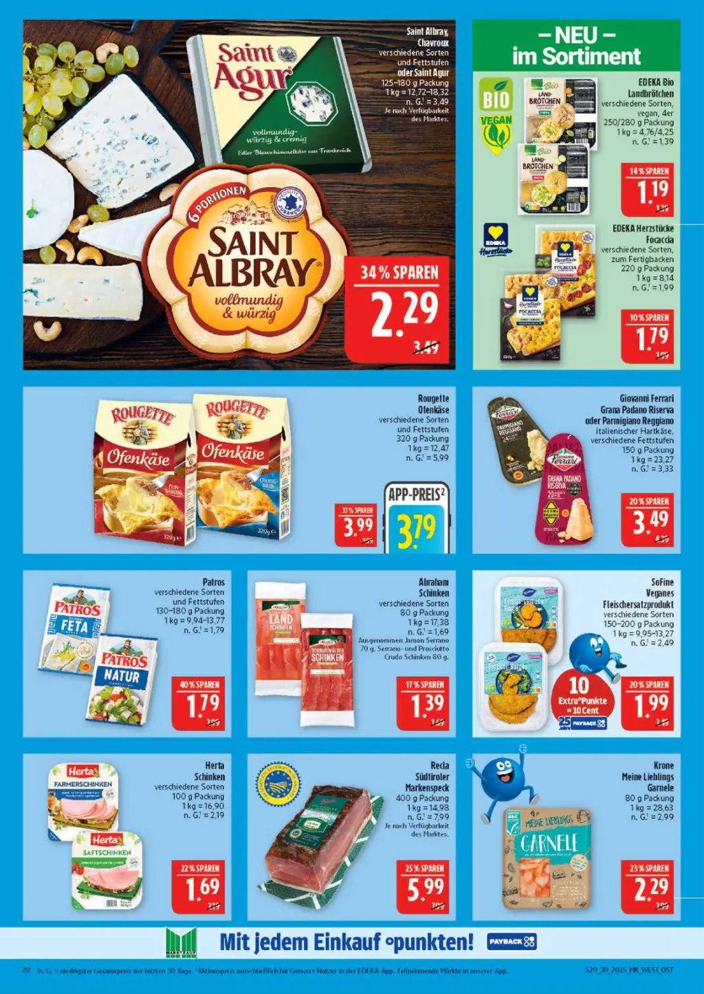 Marktkauf Prospekt KW39 mit aktuellen Angeboten und attraktiven Rabatten – günstige Lebensmittel, Sparen Sie bei Marktkauf Prospekt diese Woche!