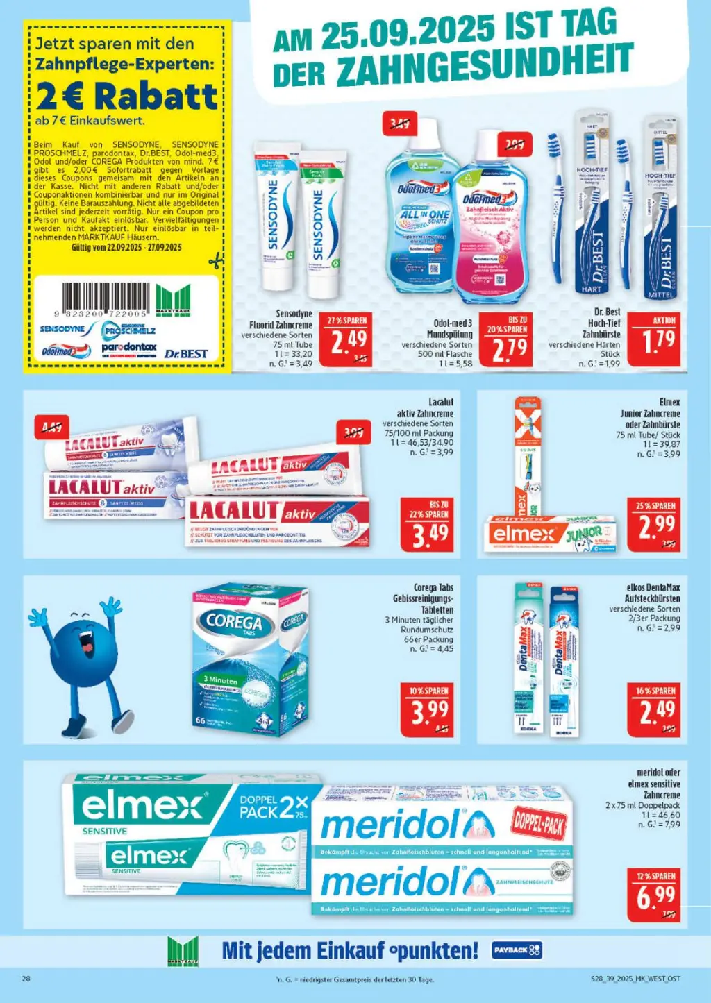 Marktkauf Prospekt KW39 mit aktuellen Angeboten und attraktiven Rabatten – günstige Lebensmittel, Sparen Sie bei Marktkauf Prospekt diese Woche!