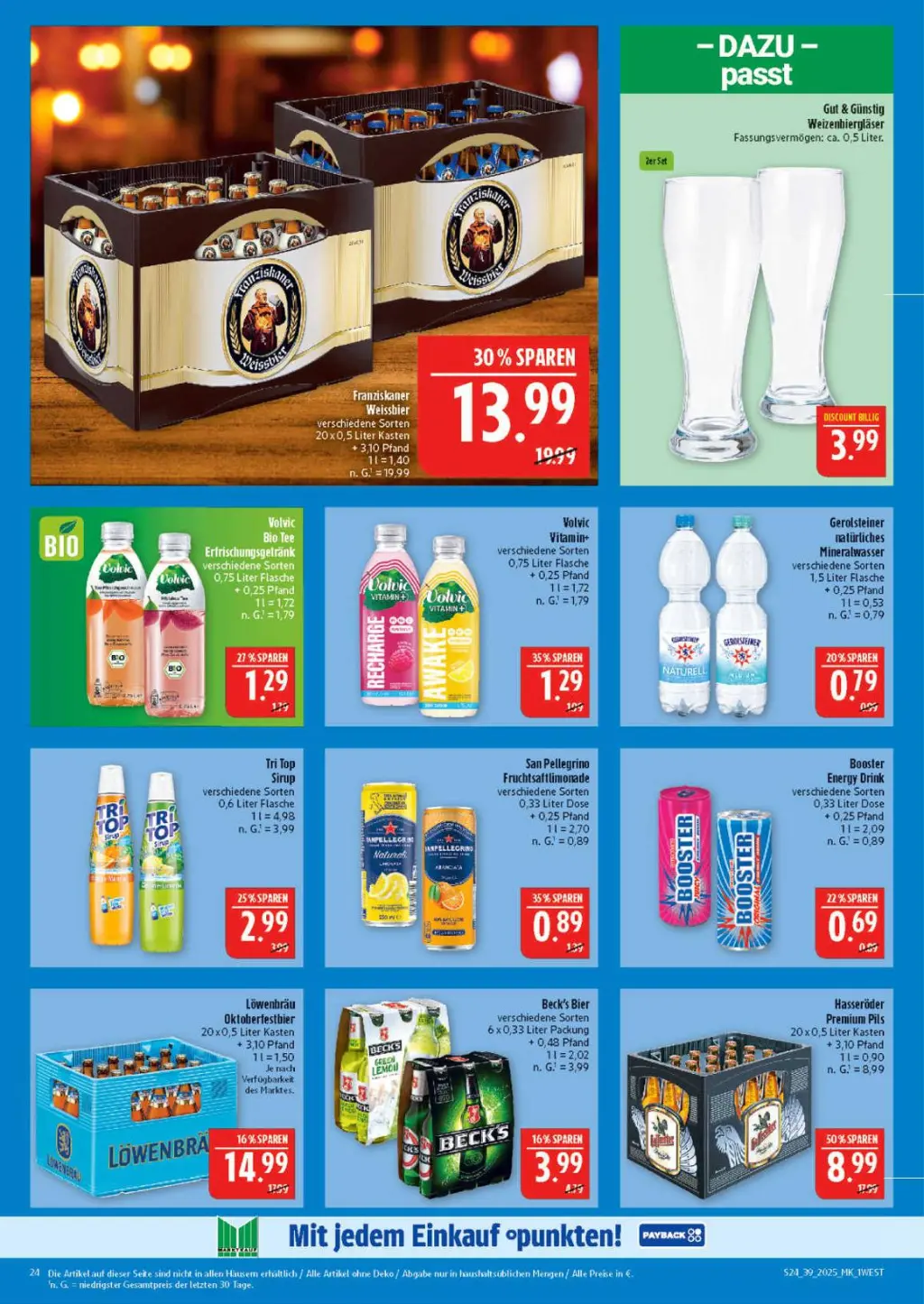 Marktkauf Prospekt KW39 mit aktuellen Angeboten und attraktiven Rabatten – günstige Lebensmittel, Sparen Sie bei Marktkauf Prospekt diese Woche!