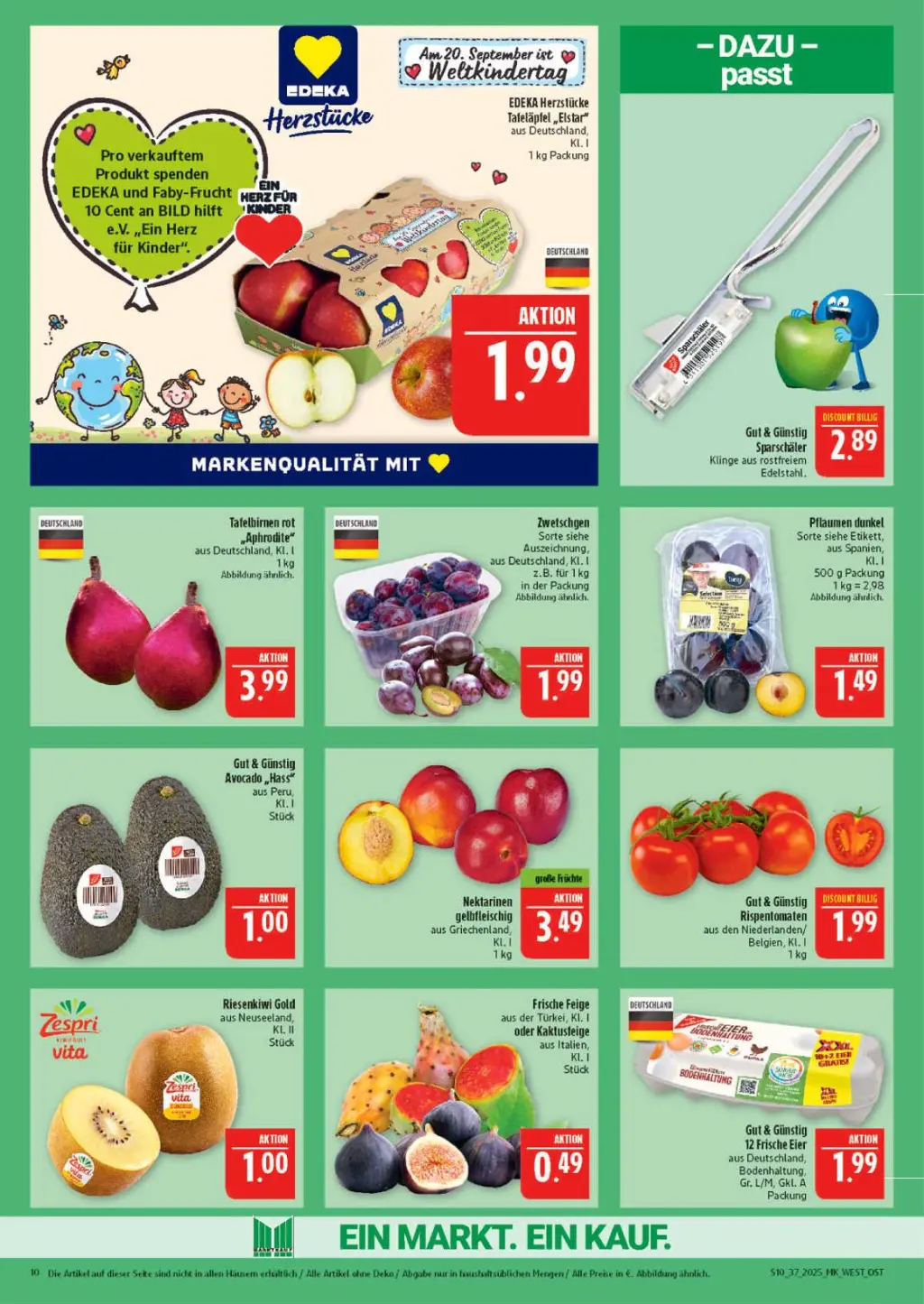 Marktkauf Prospekt KW37 mit aktuellen Angeboten und attraktiven Rabatten – günstige Lebensmittel, Sparen Sie bei Marktkauf Prospekt diese Woche!
