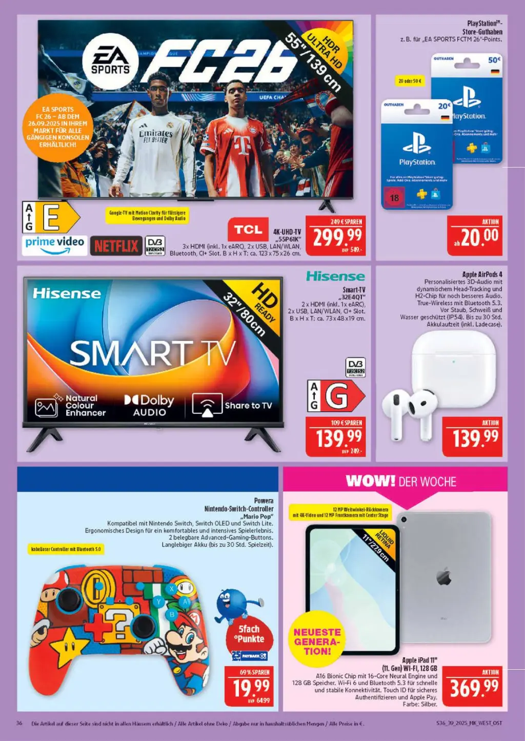 Marktkauf Prospekt KW39 mit aktuellen Angeboten und attraktiven Rabatten – günstige Lebensmittel, Sparen Sie bei Marktkauf Prospekt diese Woche!