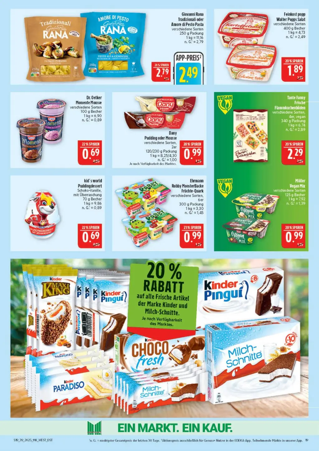 Marktkauf Prospekt KW39 mit aktuellen Angeboten und attraktiven Rabatten – günstige Lebensmittel, Sparen Sie bei Marktkauf Prospekt diese Woche!