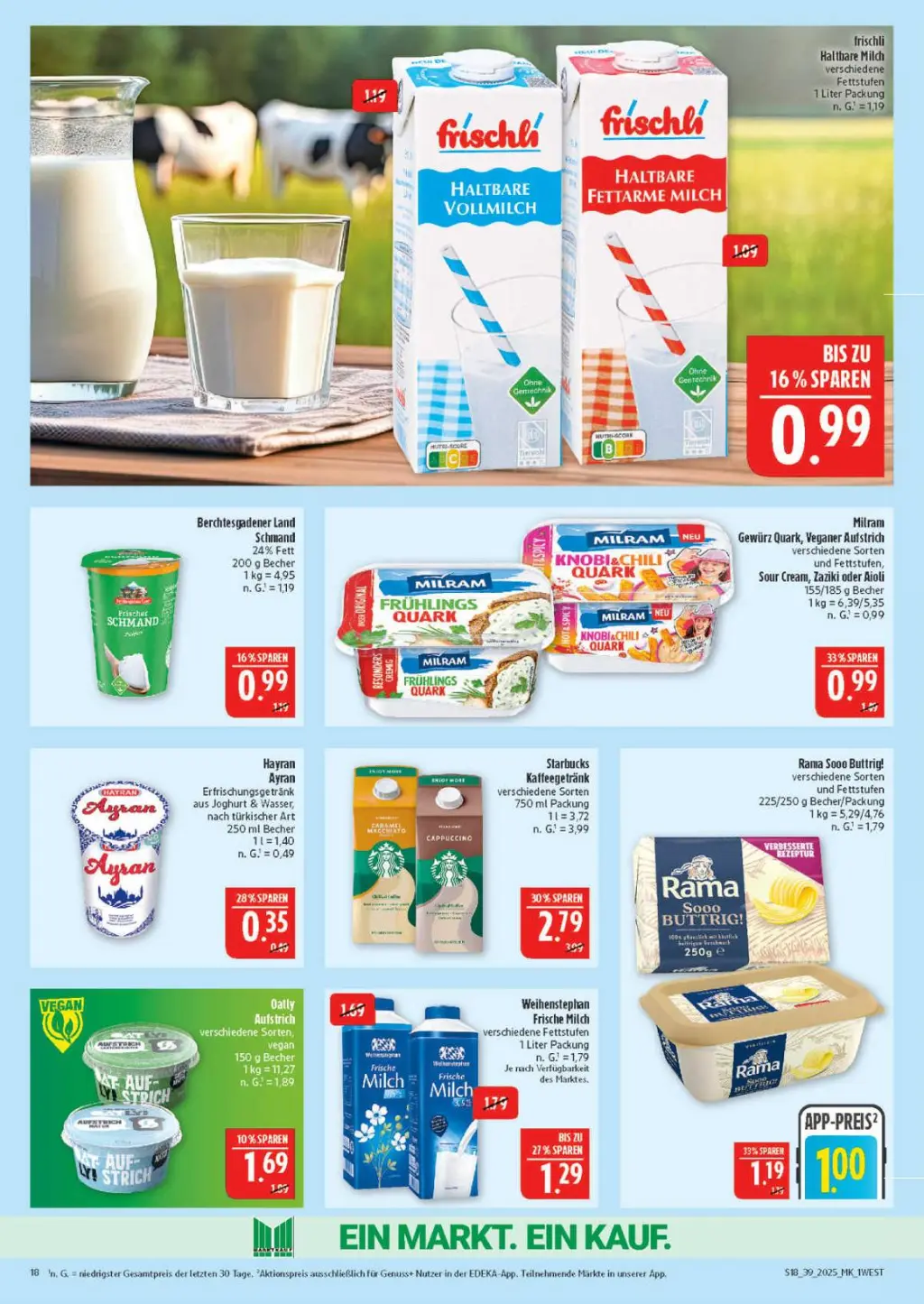 Marktkauf Prospekt KW39 mit aktuellen Angeboten und attraktiven Rabatten – günstige Lebensmittel, Sparen Sie bei Marktkauf Prospekt diese Woche!