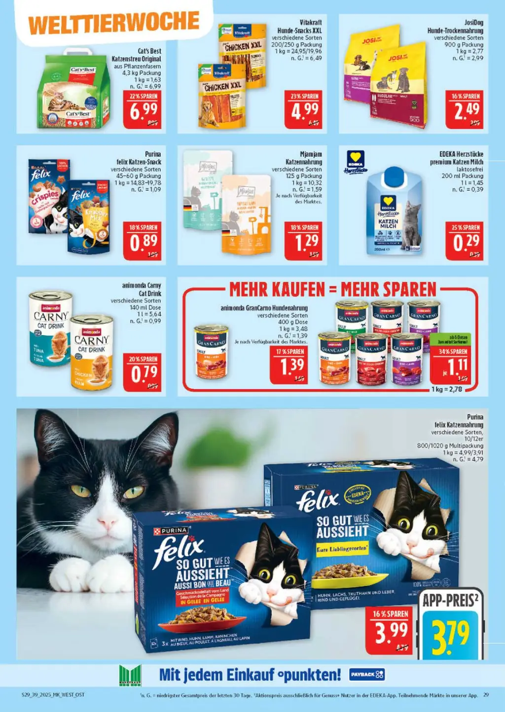 Marktkauf Prospekt KW39 mit aktuellen Angeboten und attraktiven Rabatten – günstige Lebensmittel, Sparen Sie bei Marktkauf Prospekt diese Woche!