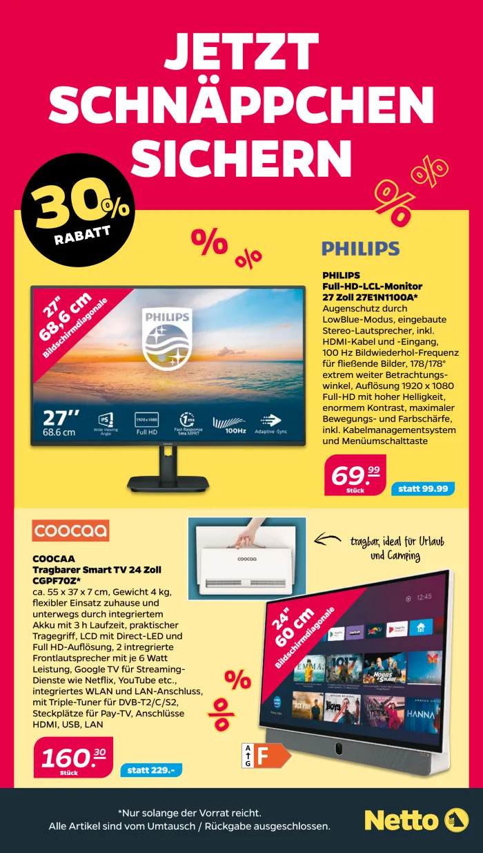 NETTO Prospekt KW38 mit aktuellen Angeboten und attraktiven Rabatten – günstige Lebensmittel, Sparen Sie bei NETTO Prospekt diese Woche!