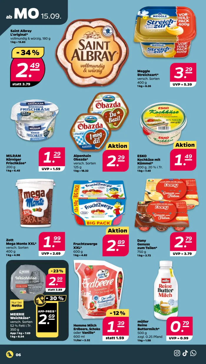 NETTO Prospekt KW38 mit aktuellen Angeboten und attraktiven Rabatten – günstige Lebensmittel, Sparen Sie bei NETTO Prospekt diese Woche!