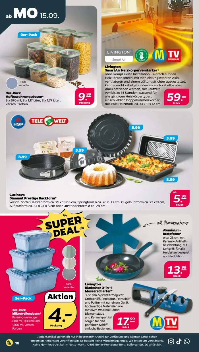 NETTO Prospekt KW38 mit aktuellen Angeboten und attraktiven Rabatten – günstige Lebensmittel, Sparen Sie bei NETTO Prospekt diese Woche!