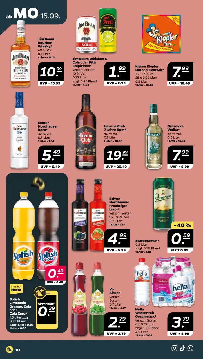 NETTO Prospekt KW38 mit aktuellen Angeboten und attraktiven Rabatten – günstige Lebensmittel, Sparen Sie bei NETTO Prospekt diese Woche!