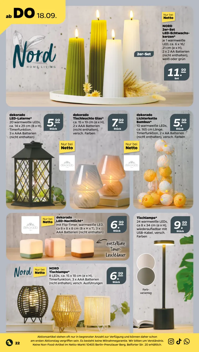 NETTO Prospekt KW38 mit aktuellen Angeboten und attraktiven Rabatten – günstige Lebensmittel, Sparen Sie bei NETTO Prospekt diese Woche!