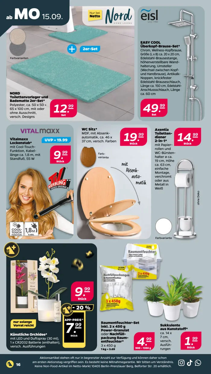 NETTO Prospekt KW38 mit aktuellen Angeboten und attraktiven Rabatten – günstige Lebensmittel, Sparen Sie bei NETTO Prospekt diese Woche!