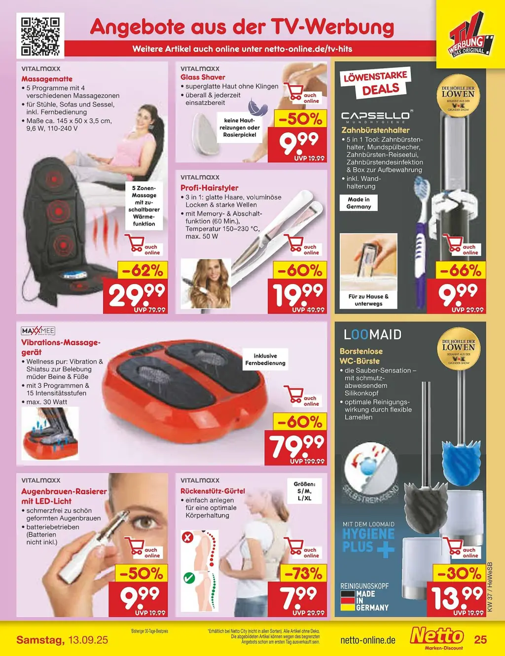 Netto Marken-Discount Prospekt KW37 mit aktuellen Angeboten und attraktiven Rabatten – günstige Lebensmittel, Sparen Sie bei Netto Marken-Discount Prospekt diese Woche!