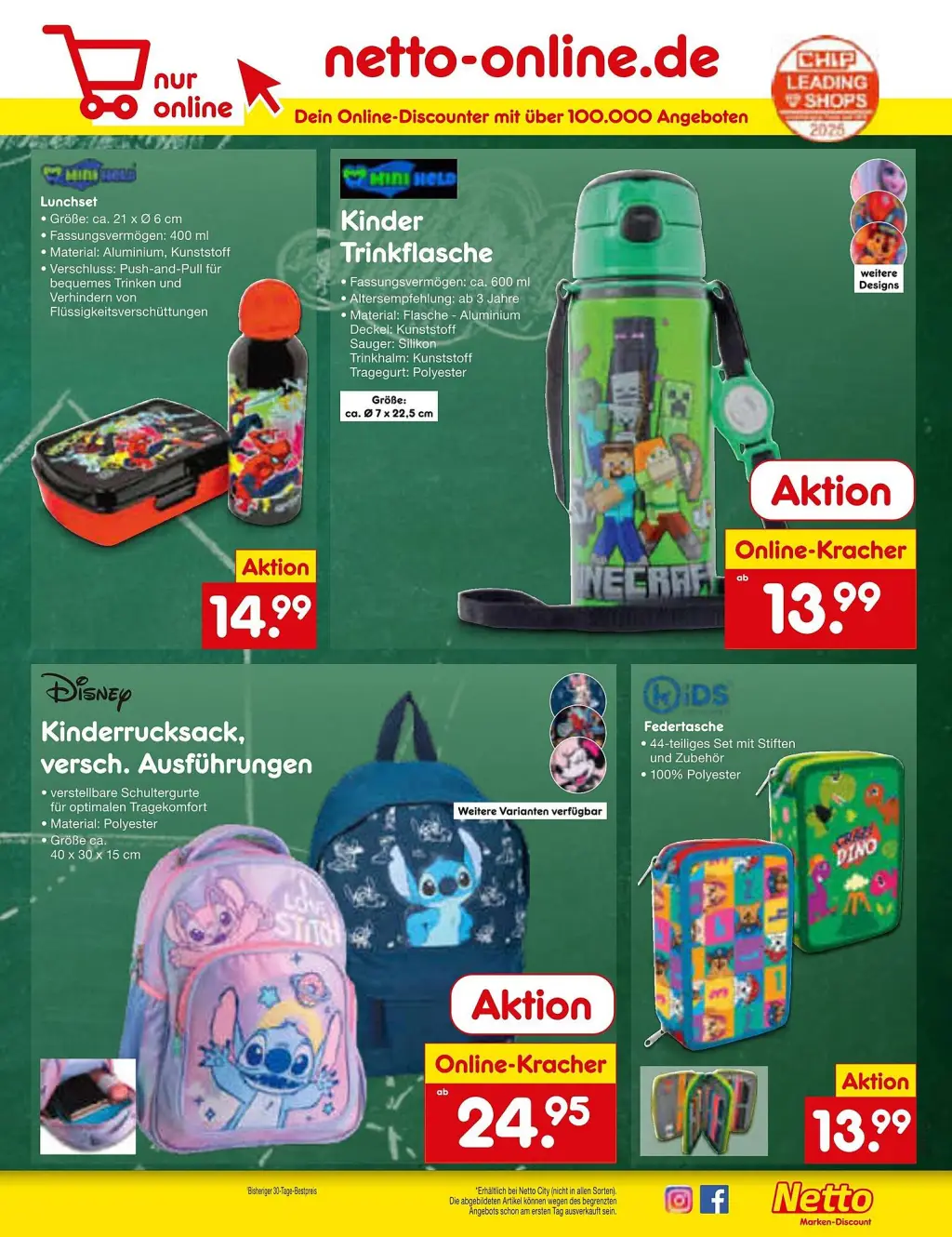 Netto Marken-Discount Prospekt KW37 mit aktuellen Angeboten und attraktiven Rabatten – günstige Lebensmittel, Sparen Sie bei Netto Marken-Discount Prospekt diese Woche!