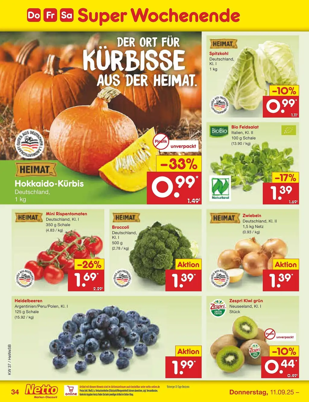 Netto Marken-Discount Prospekt KW37 mit aktuellen Angeboten und attraktiven Rabatten – günstige Lebensmittel, Sparen Sie bei Netto Marken-Discount Prospekt diese Woche!